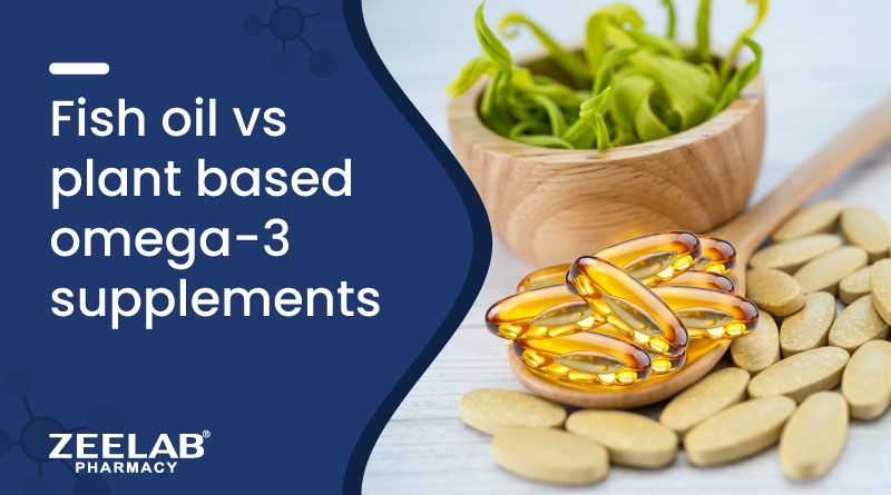 Image of Fish Oil and Plant Based Omega-3 Supplements