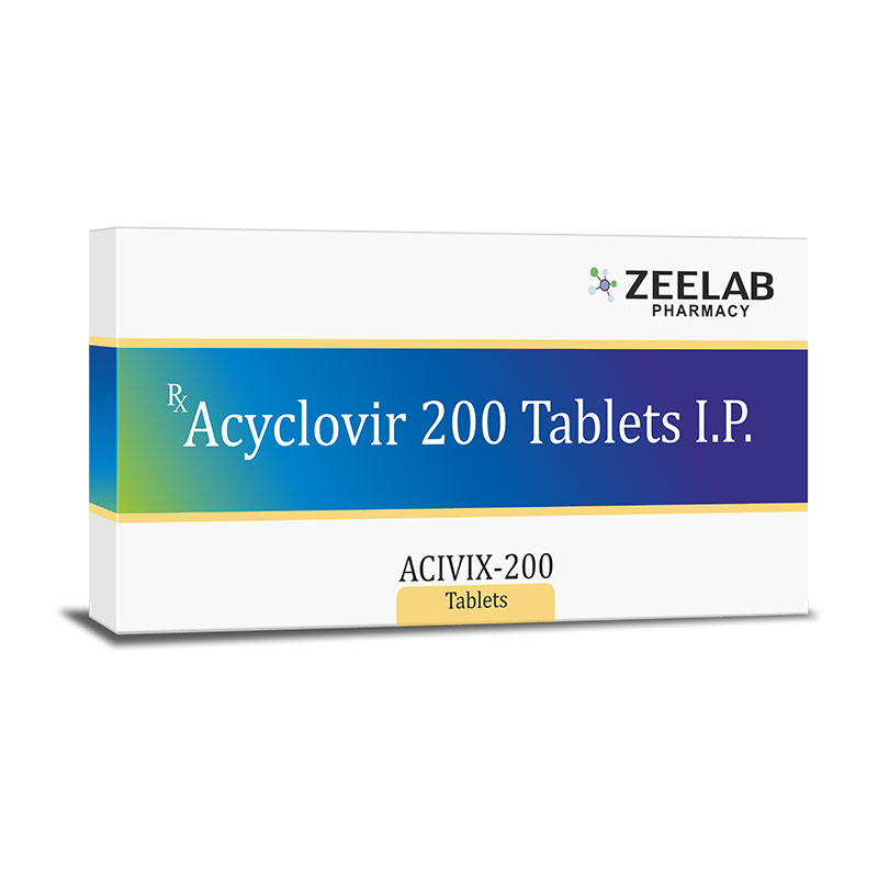 Acivix 200 Antiviral Tablet