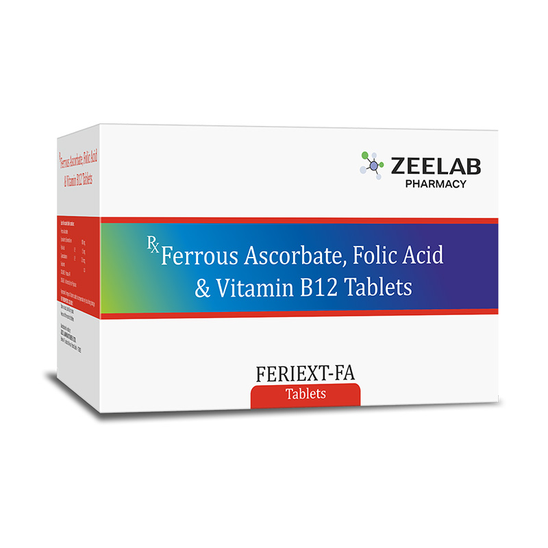 Feriext FA Iron Supplement Tablet | For Iron Deficiency & Anemia Support