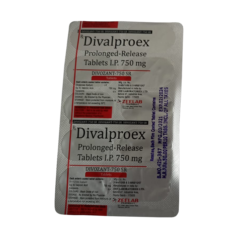 Divozant 750 SR Anticonvulsant Tablet