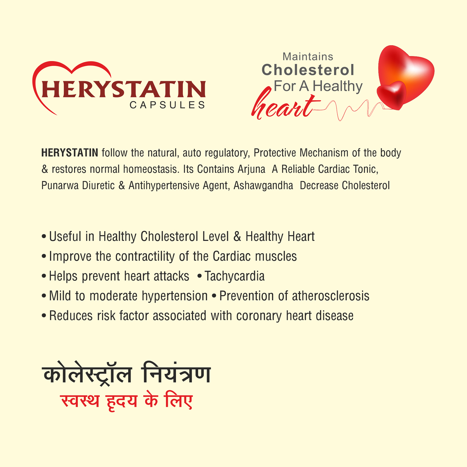 NatureXprt Herystatin Capsule | Ayurvedic Medicine For Cholesterol