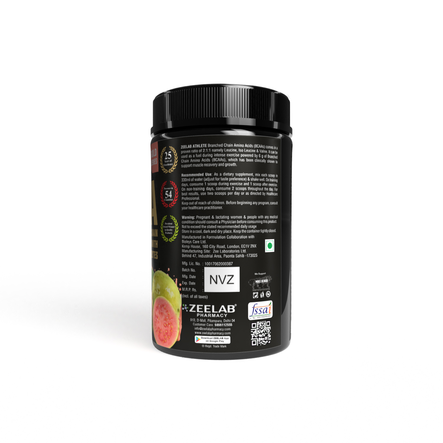 ZEELAB BCAA Guava Flavour
