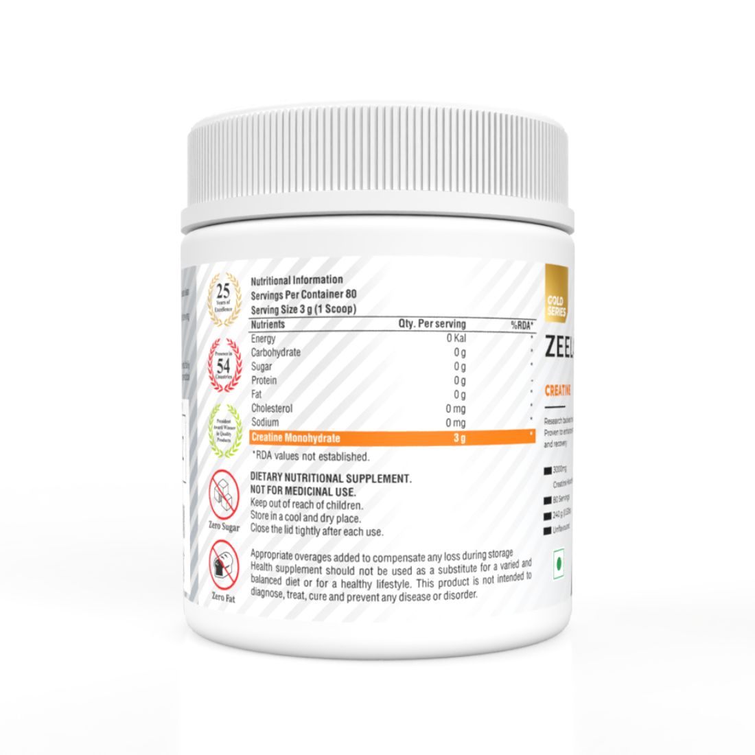 Zeelab100% Creatine Monohydrate Powder