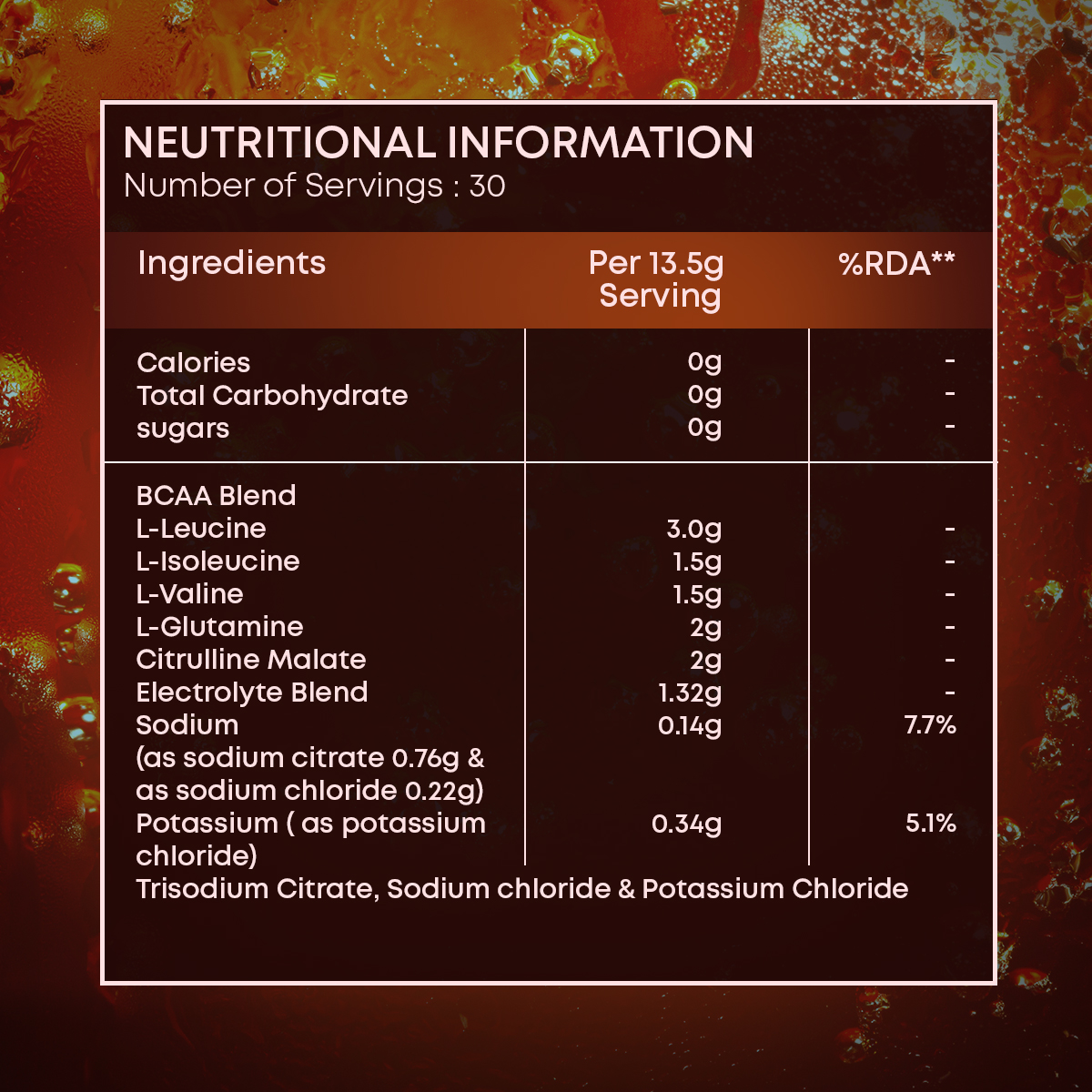 ZEELAB BCAA Cola Flavour