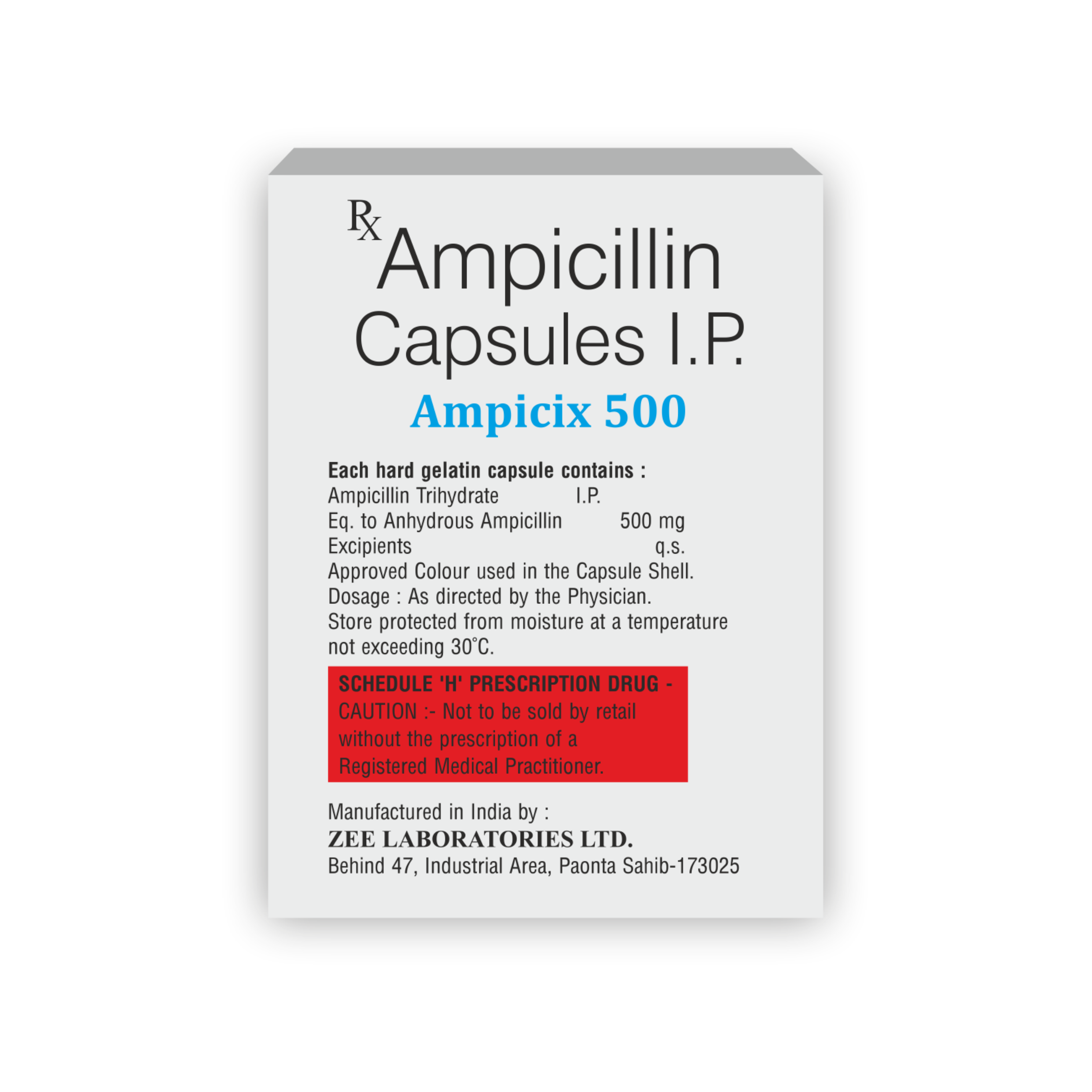 Ampicix 500 Antibiotic Capsule
