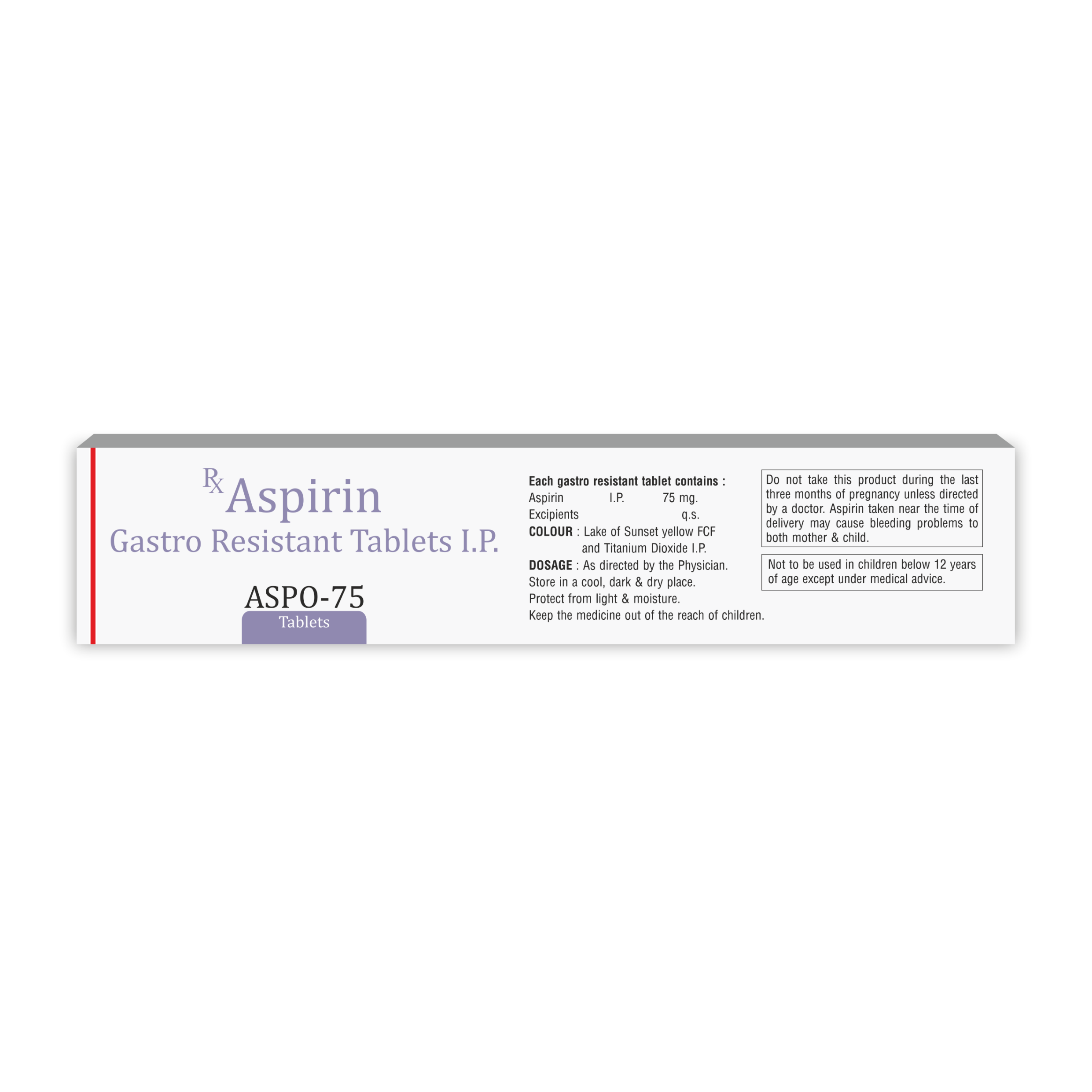 Aspo 75 Antiplatelet Tablet