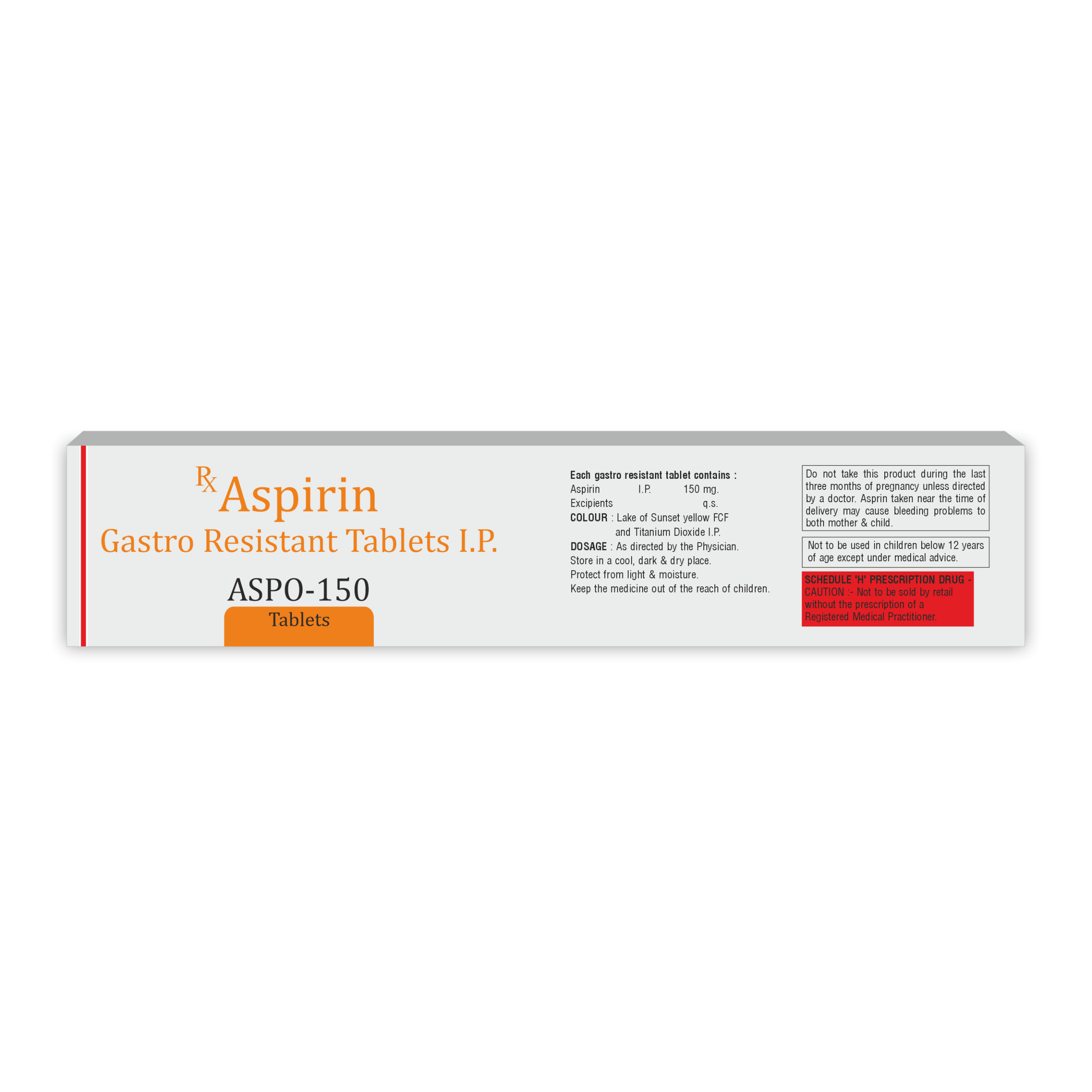 Aspo 150 Antiplatelet Tablet