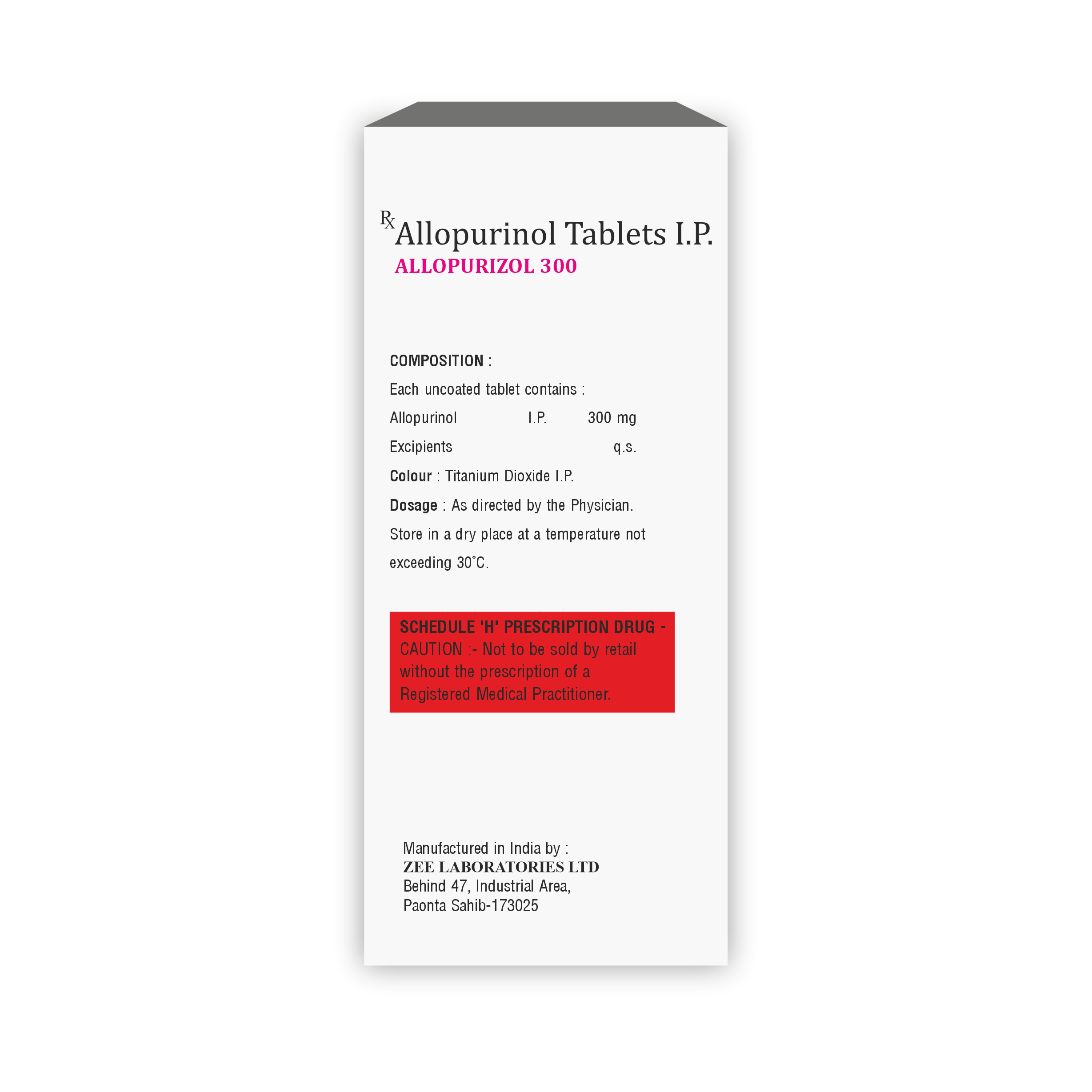 Allopurizol 300 Tablet
