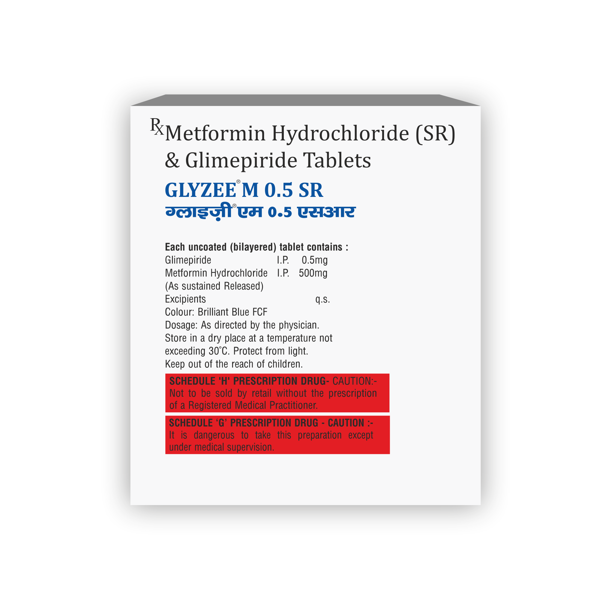 Glyzee M 0.5 SR Tablet