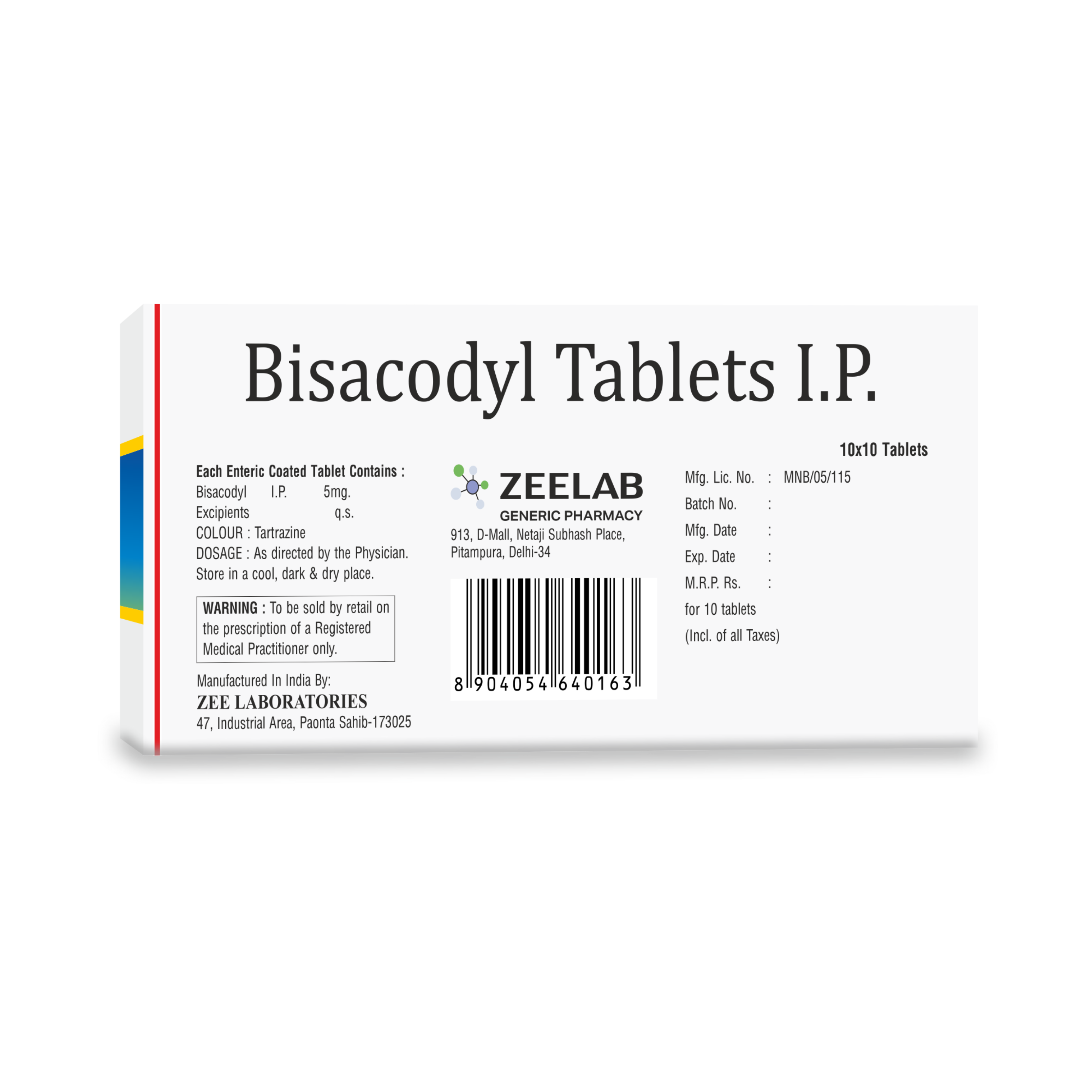 Bisalodil 5 Tablet