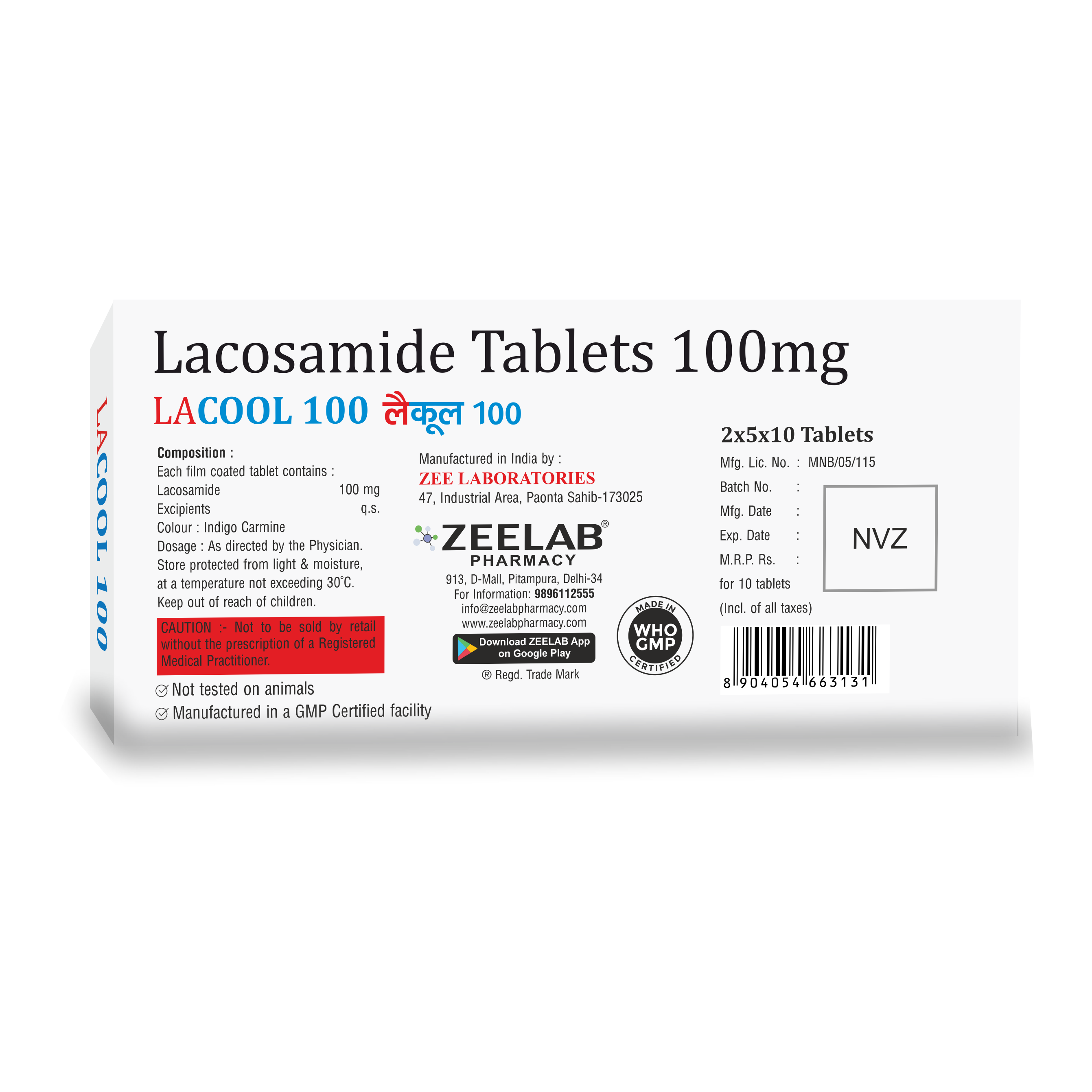 Lacool 100 Tablet