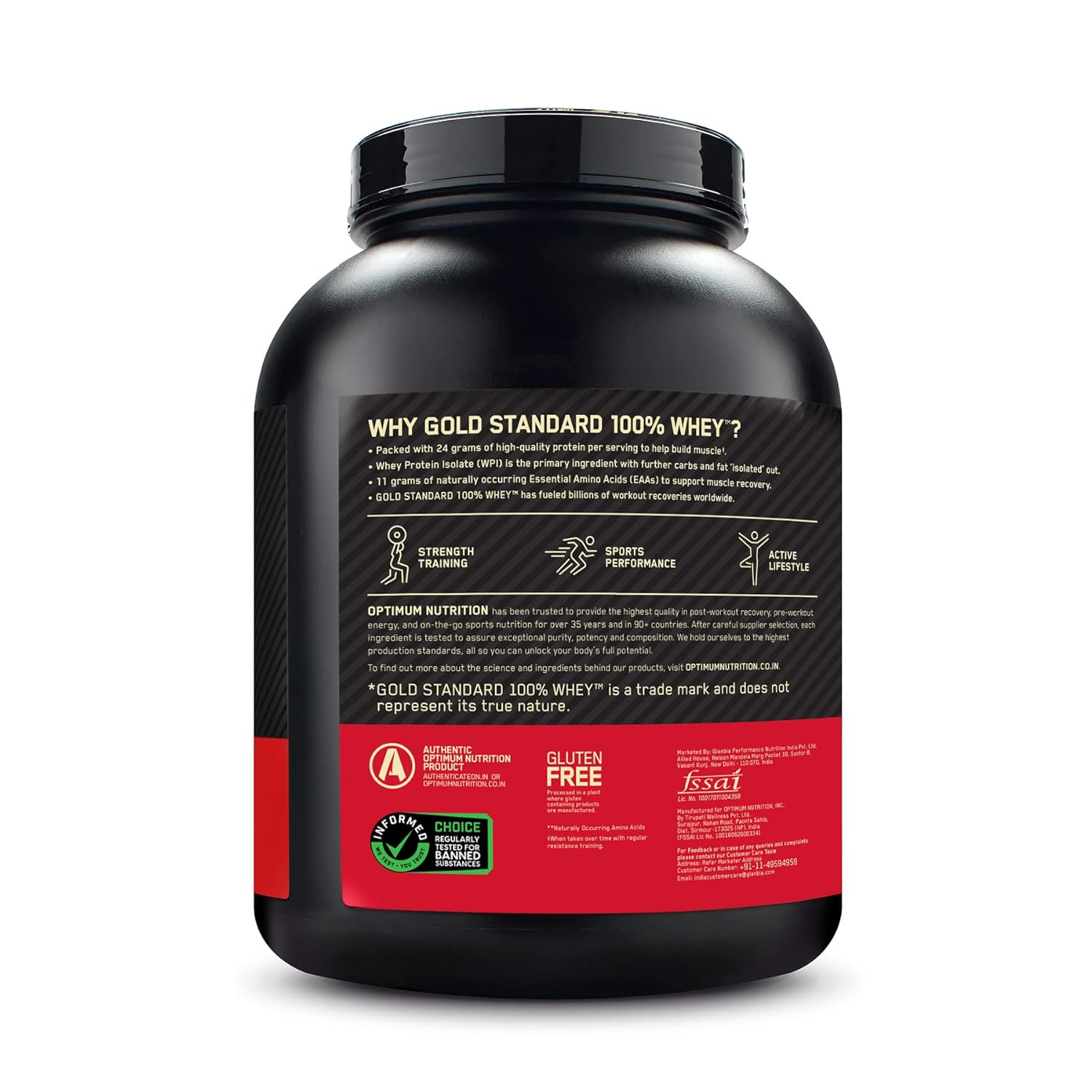Optimum Nutrition (ON) Gold Standard Whey Protein Double Rich Chocolate 2.5 kg