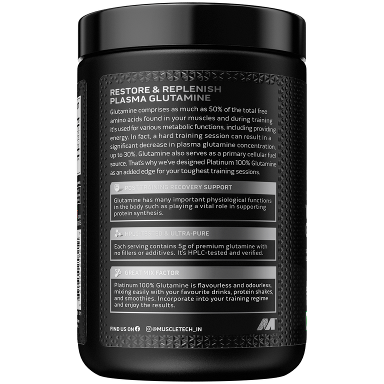 MuscleTech Essential Series Platinum 100% Glutamine