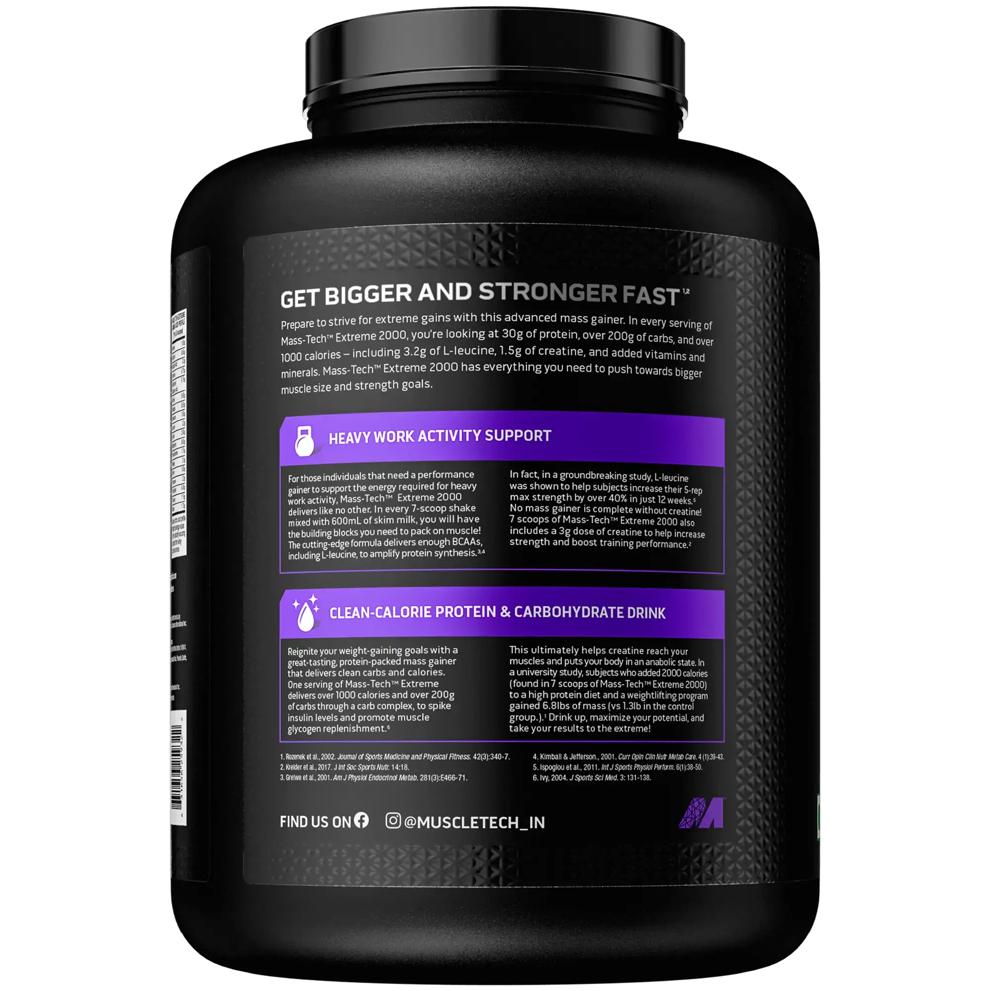 MuscleTech MassTech Extreme 2000 Triple Chocolate Brownie