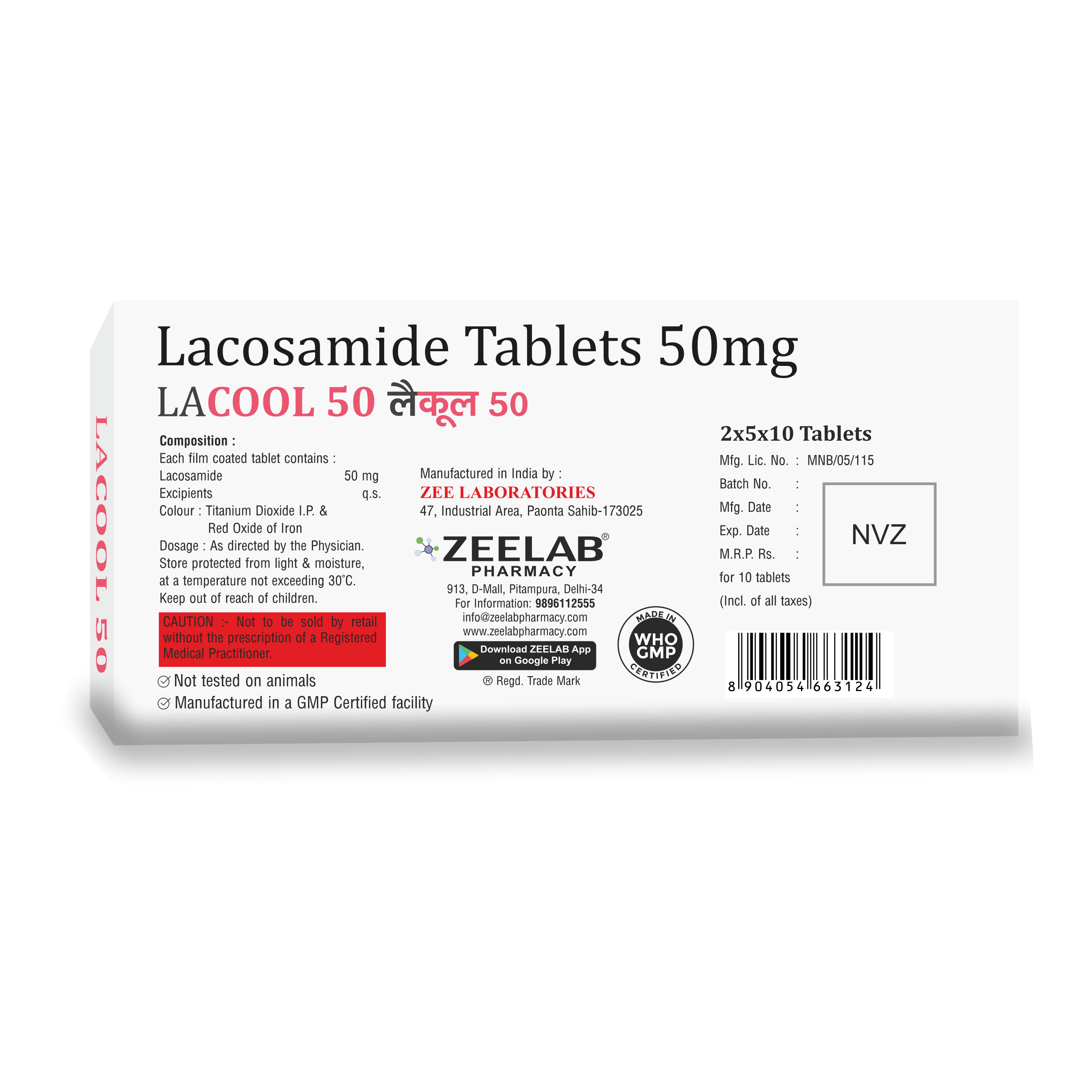 Lacool 50 Tablet