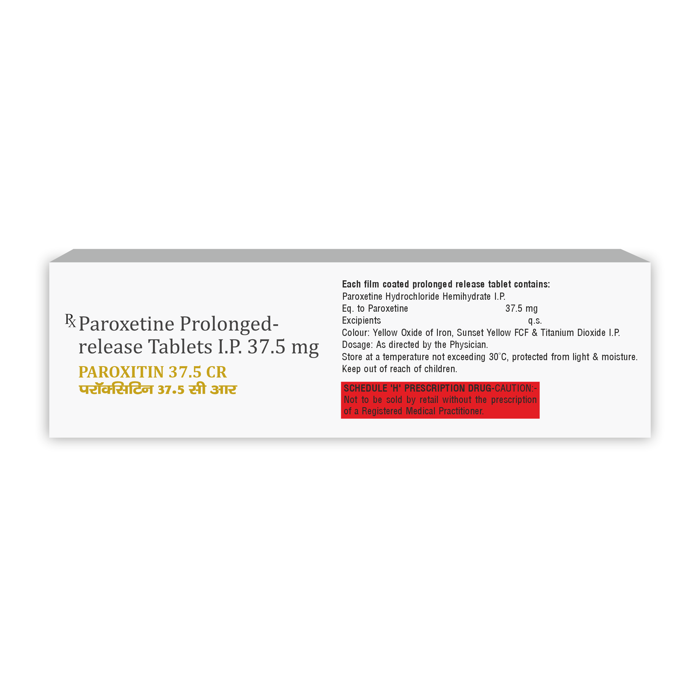 Paroxitin 37.5 CR Tablet