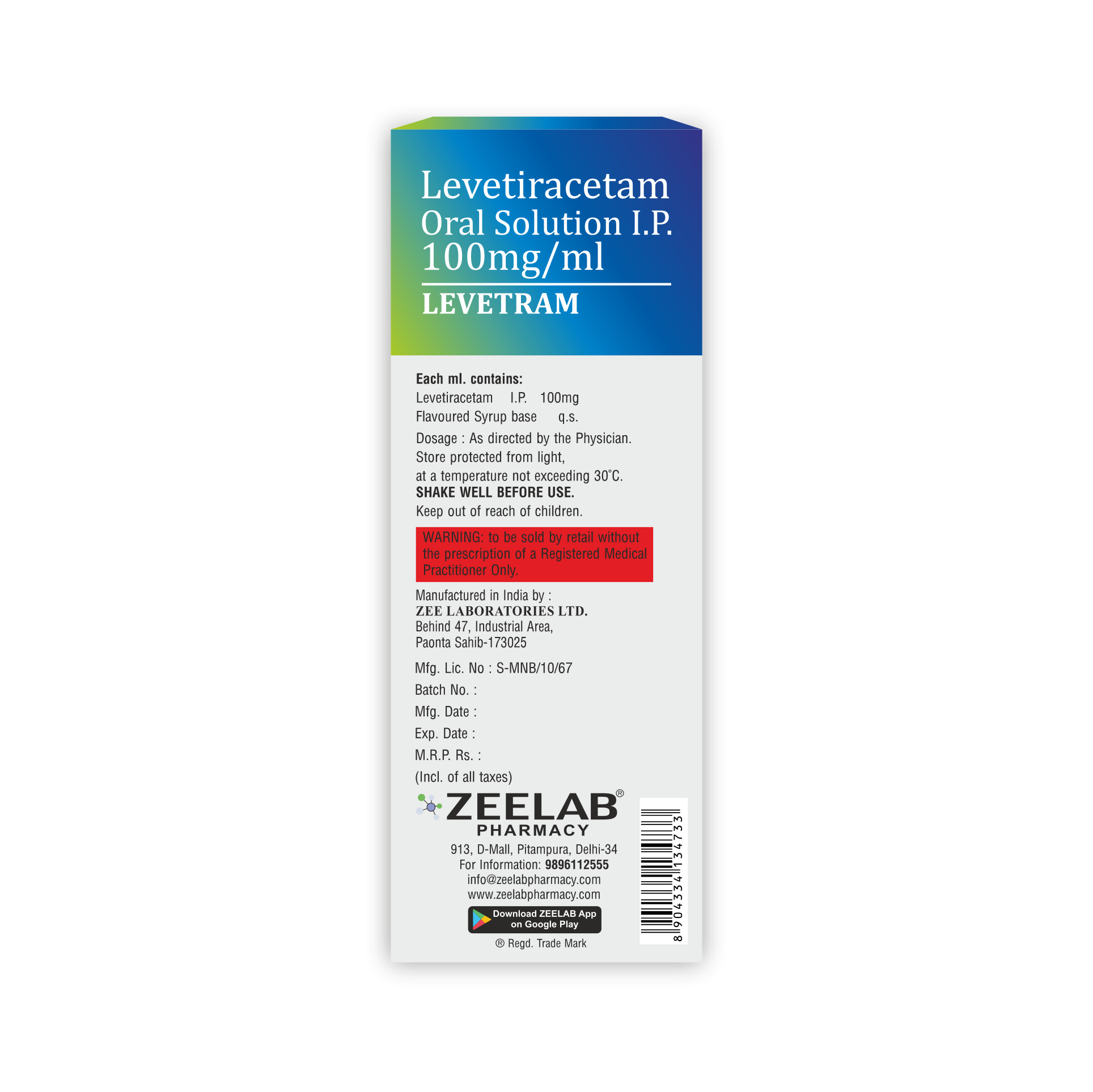 Levetram Oral Solution
