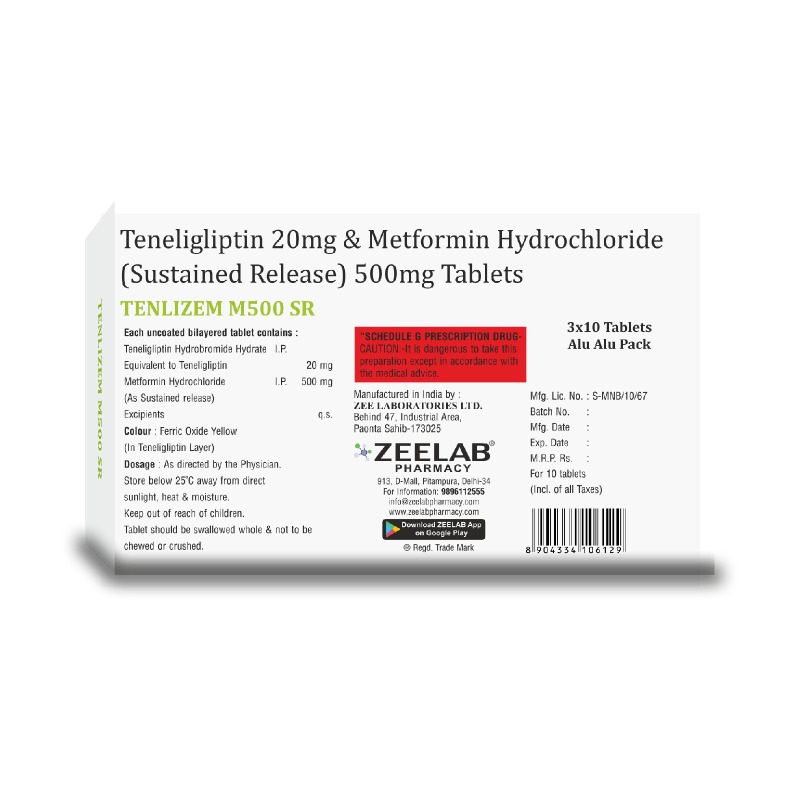 Tenlizem M 500 SR Tablet