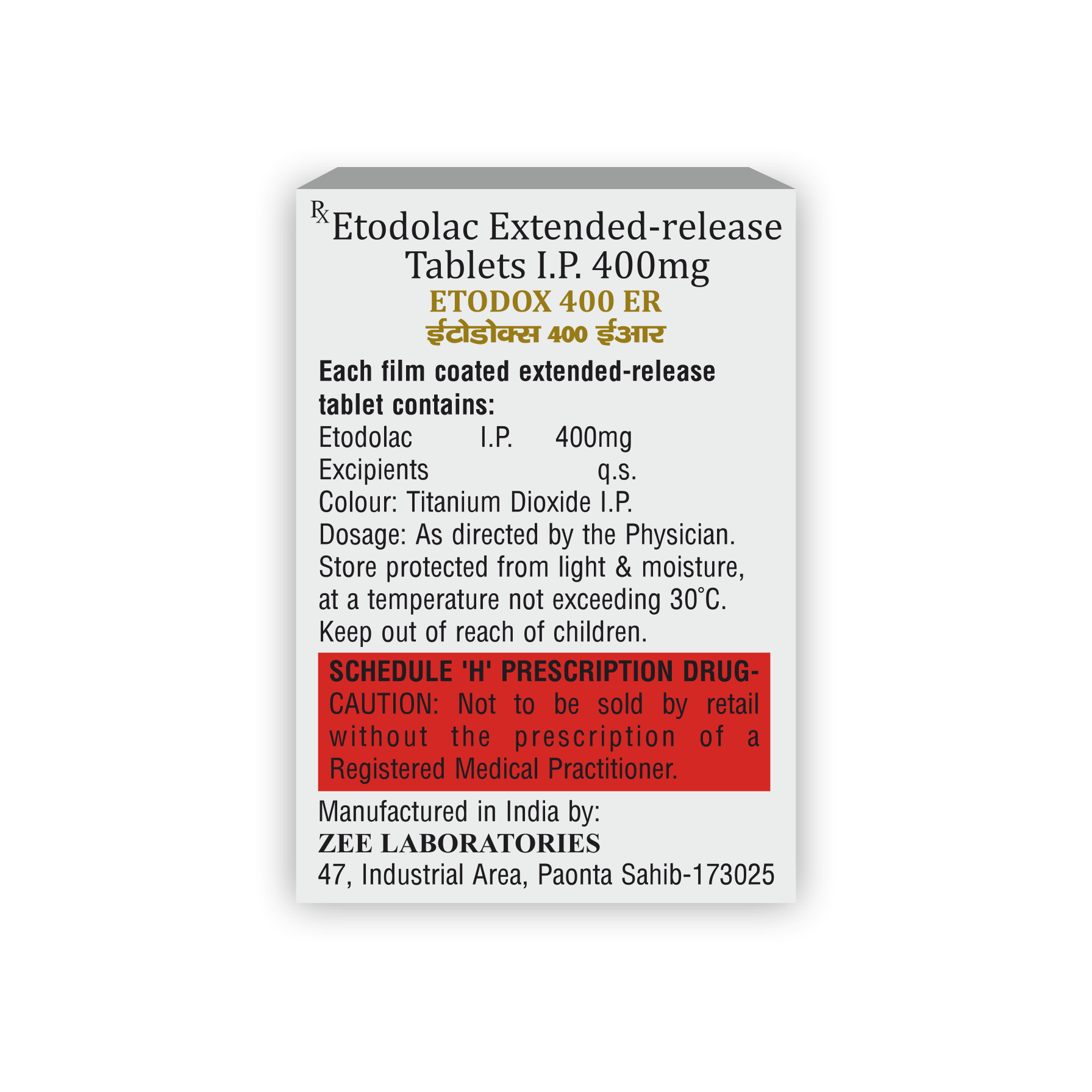 Etodox 400 ER Tablet