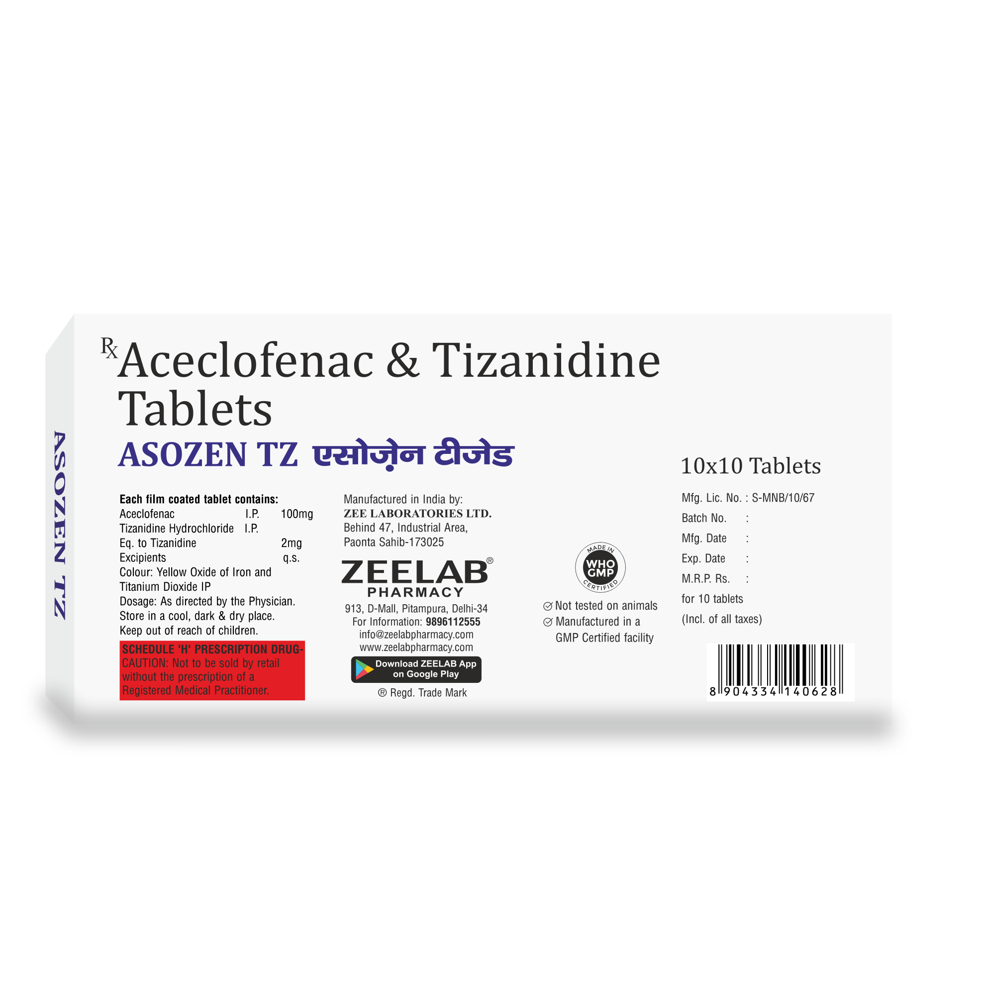 Asozen TZ Tablet
