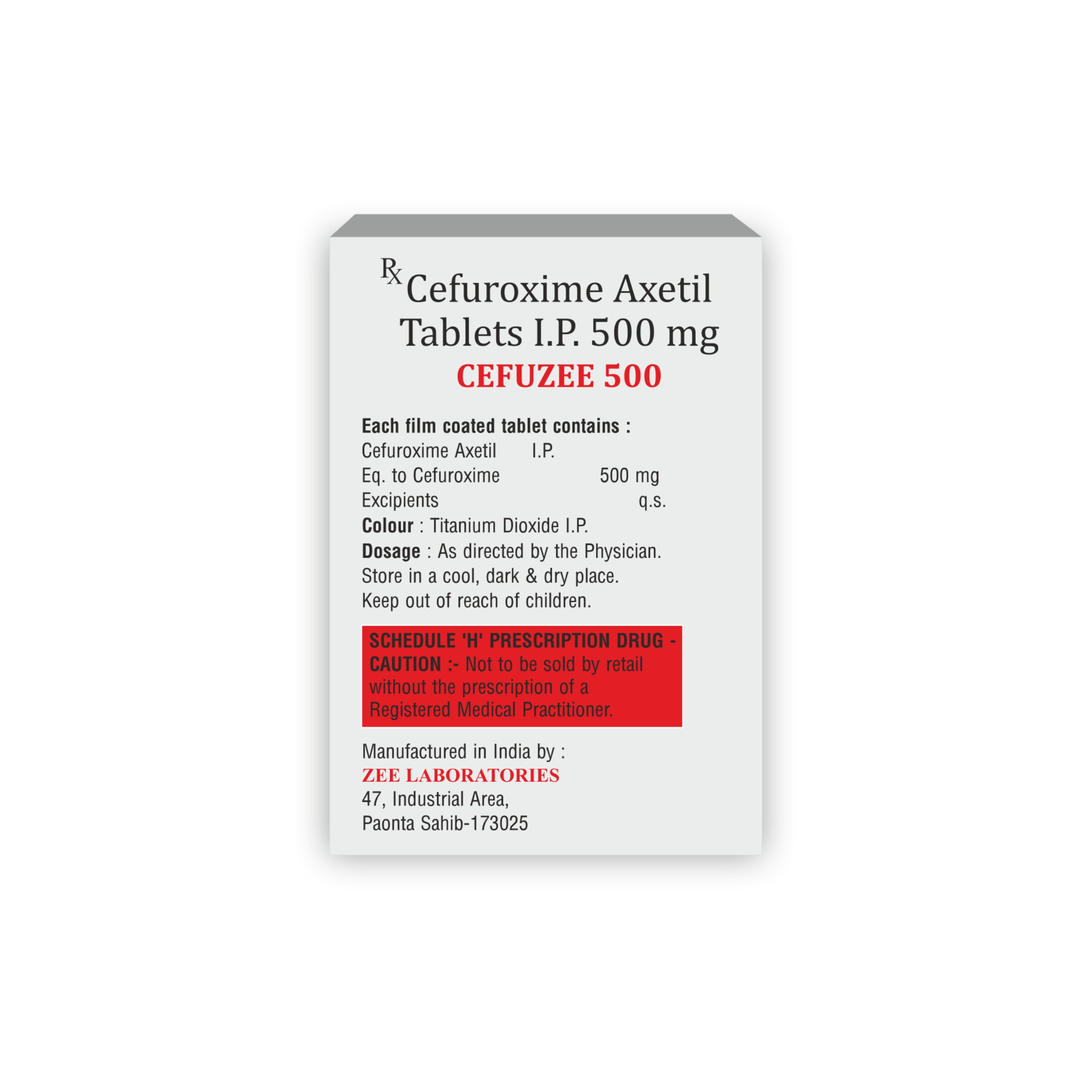 Cefuzee 500 Antibacterial Tablet