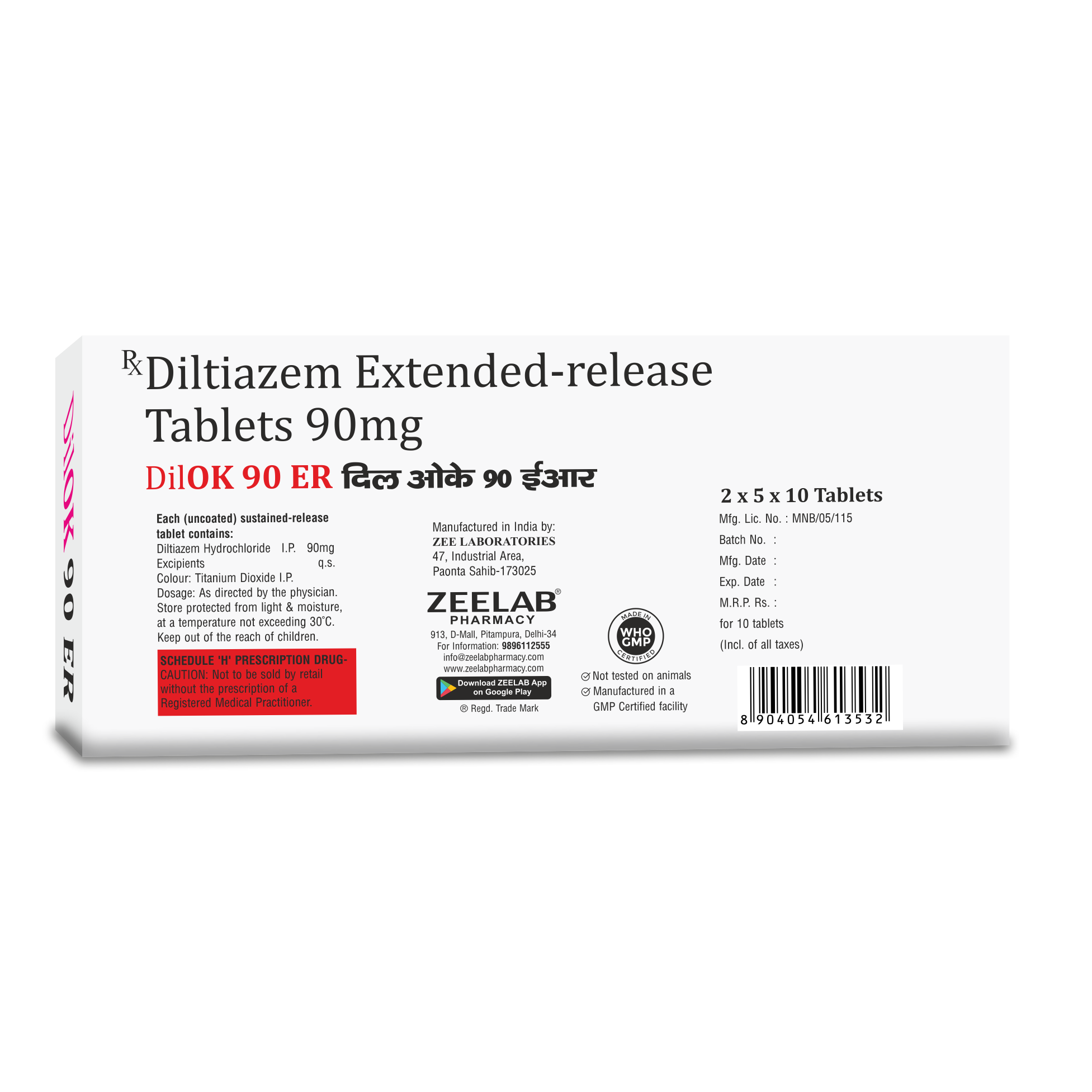 Dilok 90 ER Tablet