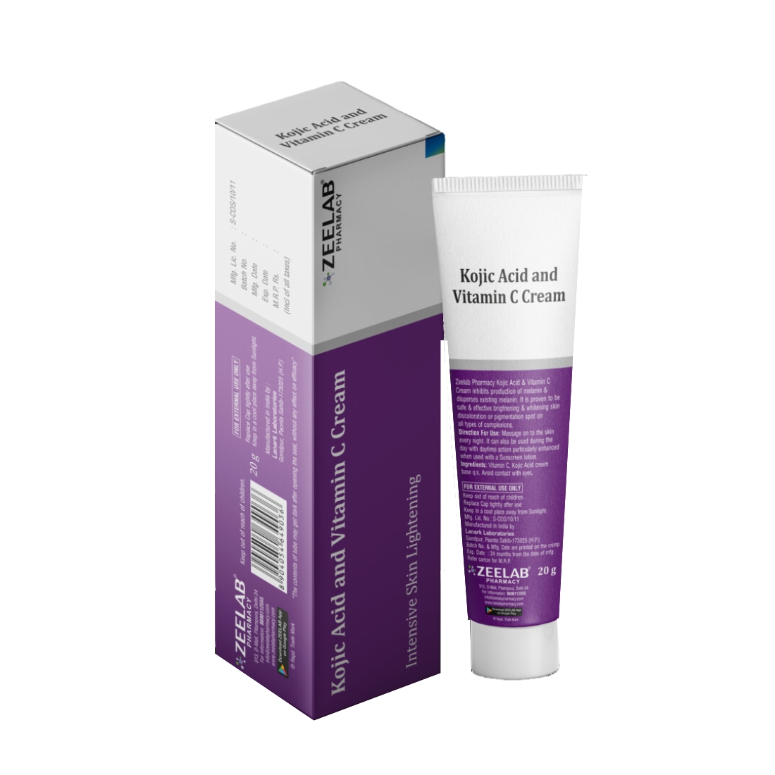 Kojic Acid and Vitamin C Cream | For Dark Spots, Pigmentation & Glowing Skin