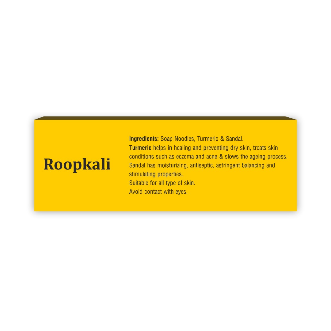 Roopkali Haldi Chandan Soap | Helps Brighten, Soothe & Nourish Skin