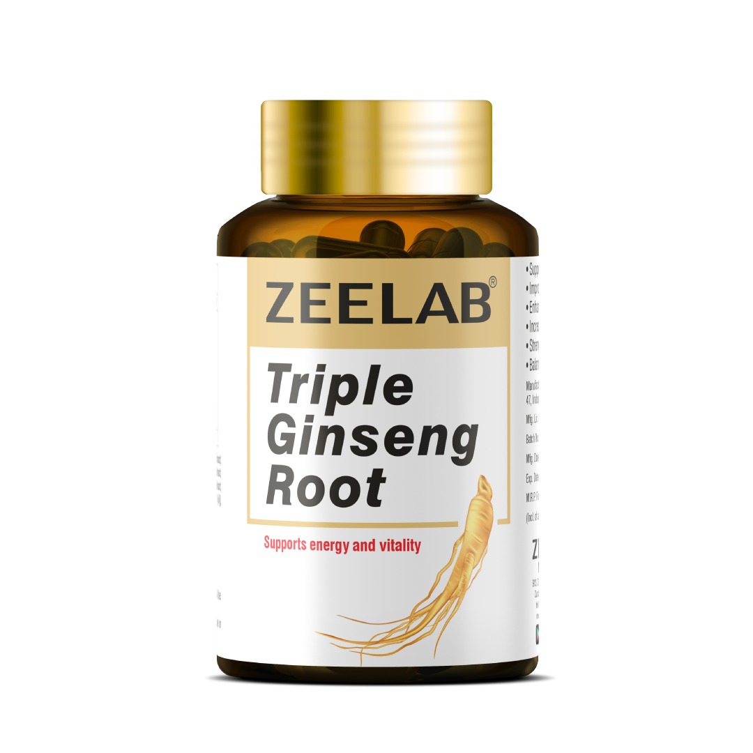 ZEELAB Triple Ginseng Root Capsule