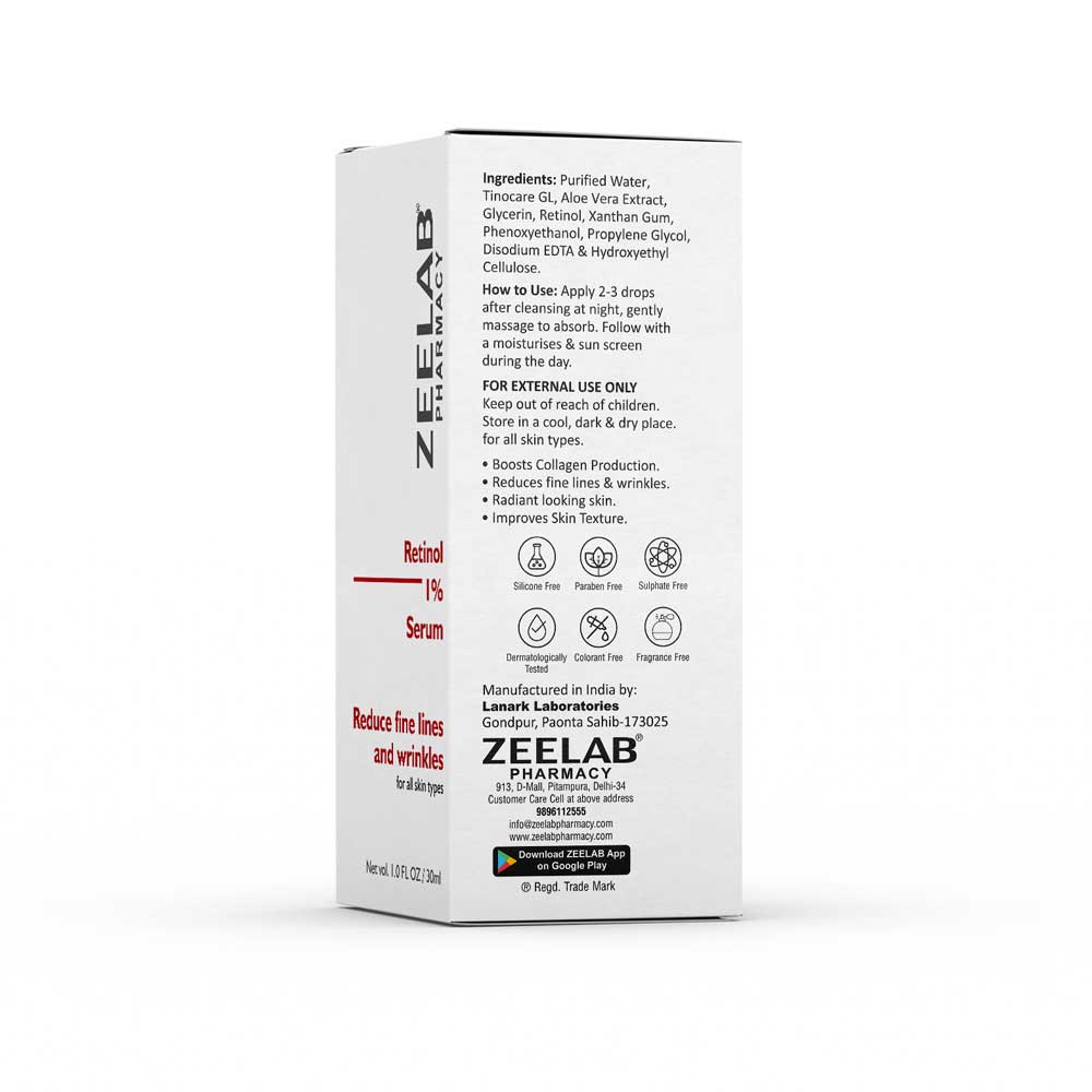 Zeelab Retinol 1% Face Serum