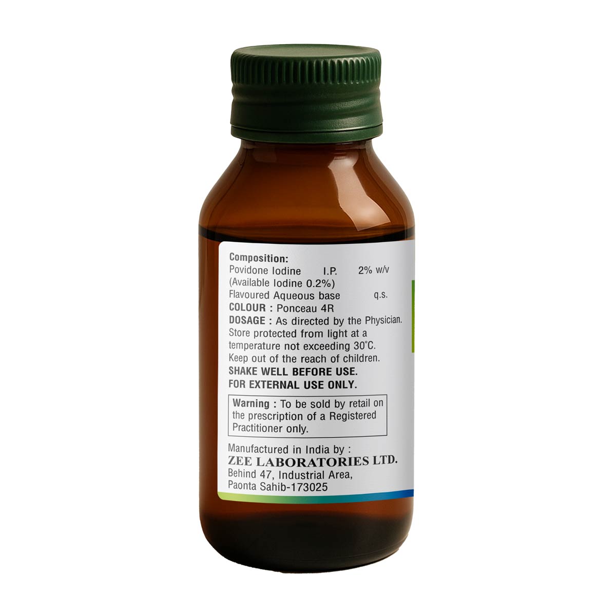 Zevodine Antiseptic Gargle 100 ml | For Sore Throat, Mouth Infections & Fresh Breath