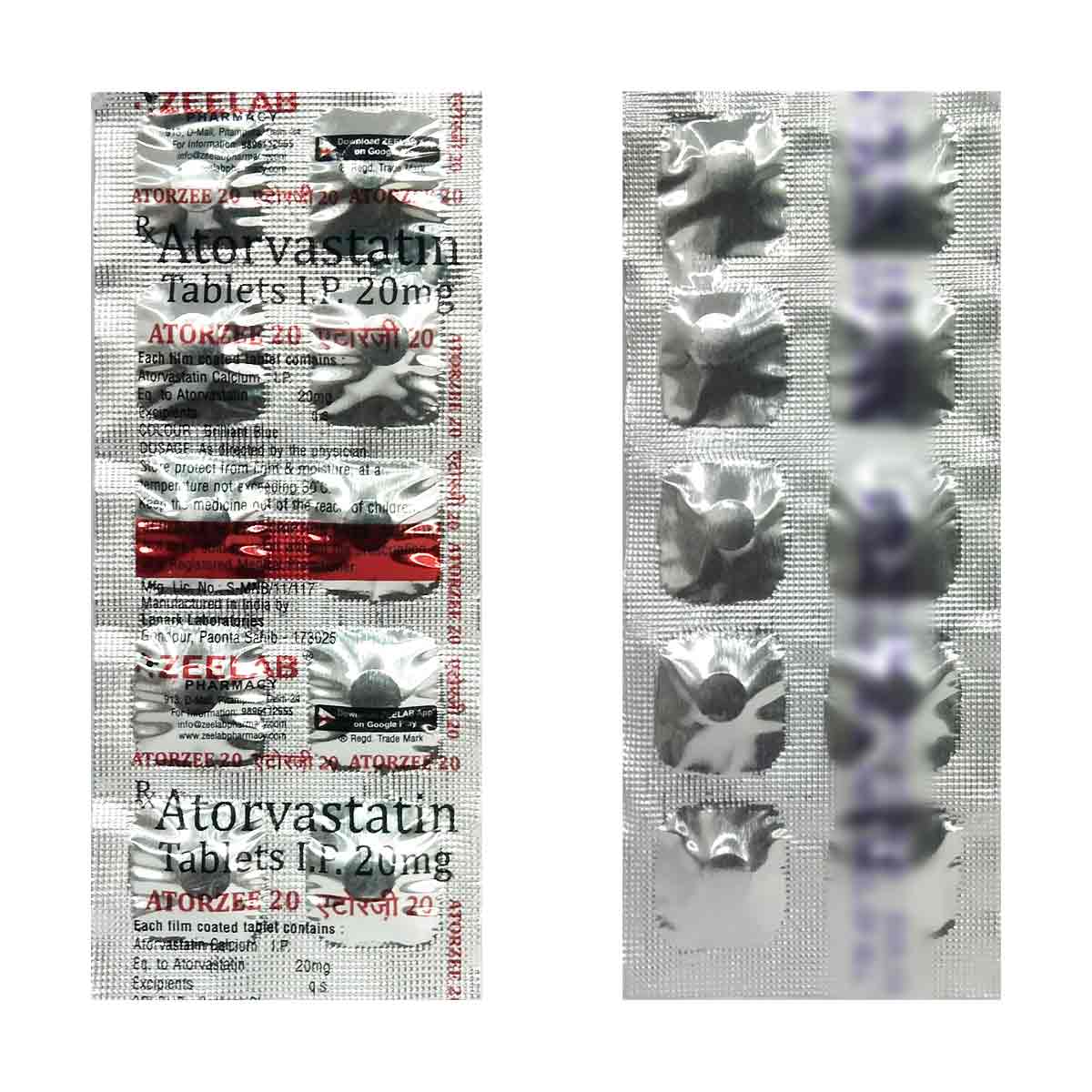 Atorzee 20 Tablet