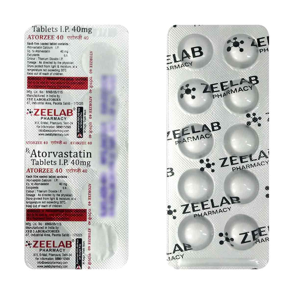 Atorzee 40 Tablet