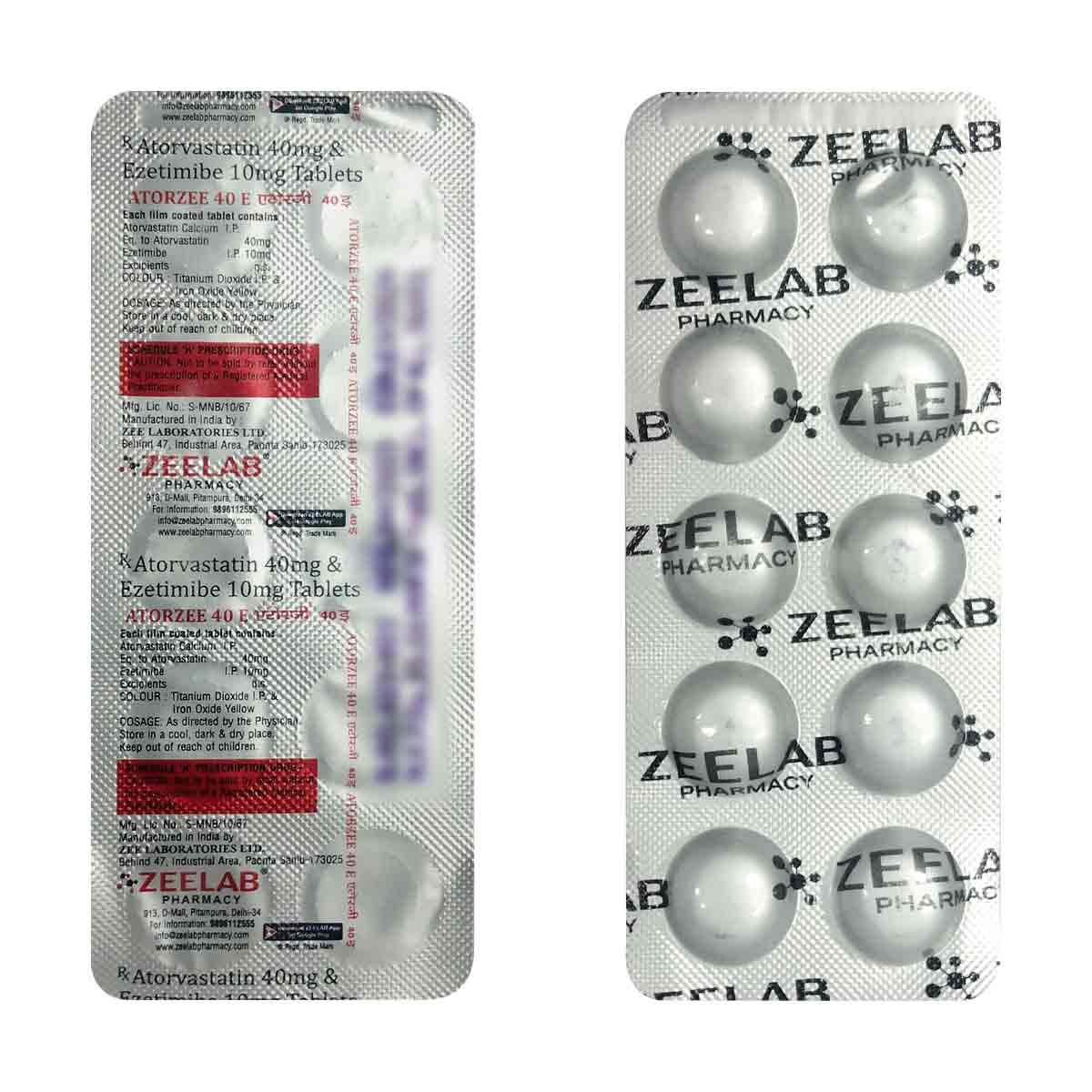 Atorzee 40 E Tablet