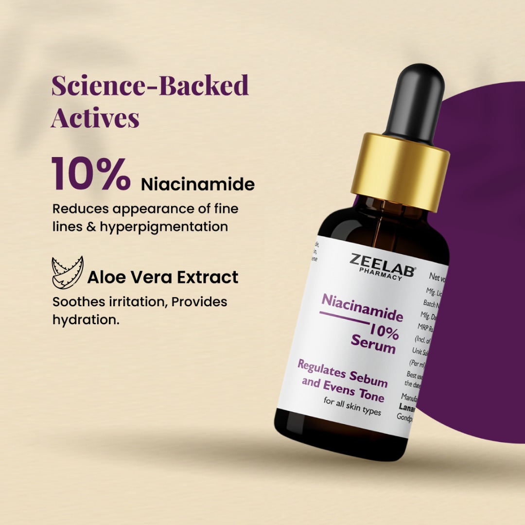 Niacinamide 10% Face Serum | Helps Reduce Pores & Improve Skin Brightness