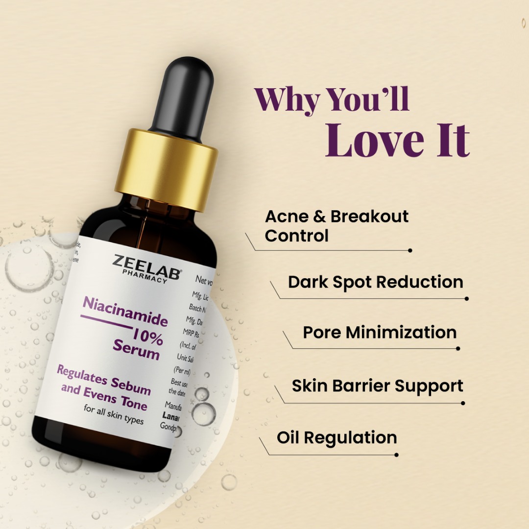 Niacinamide 10% Face Serum | Helps Reduce Pores & Improve Skin Brightness