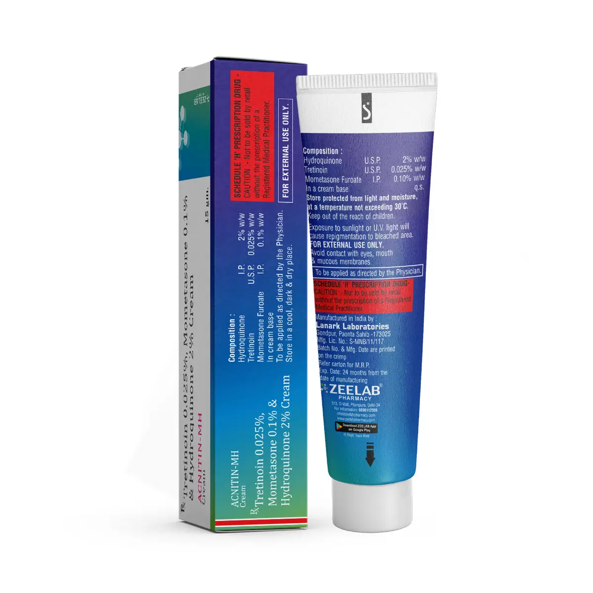 Acnitin MH Cream 15 gm | Anti Acne & Blemish Control Cream