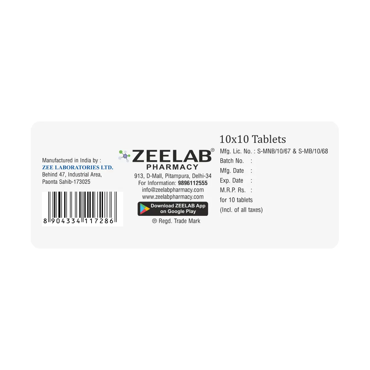 Alfuzee D Tablet