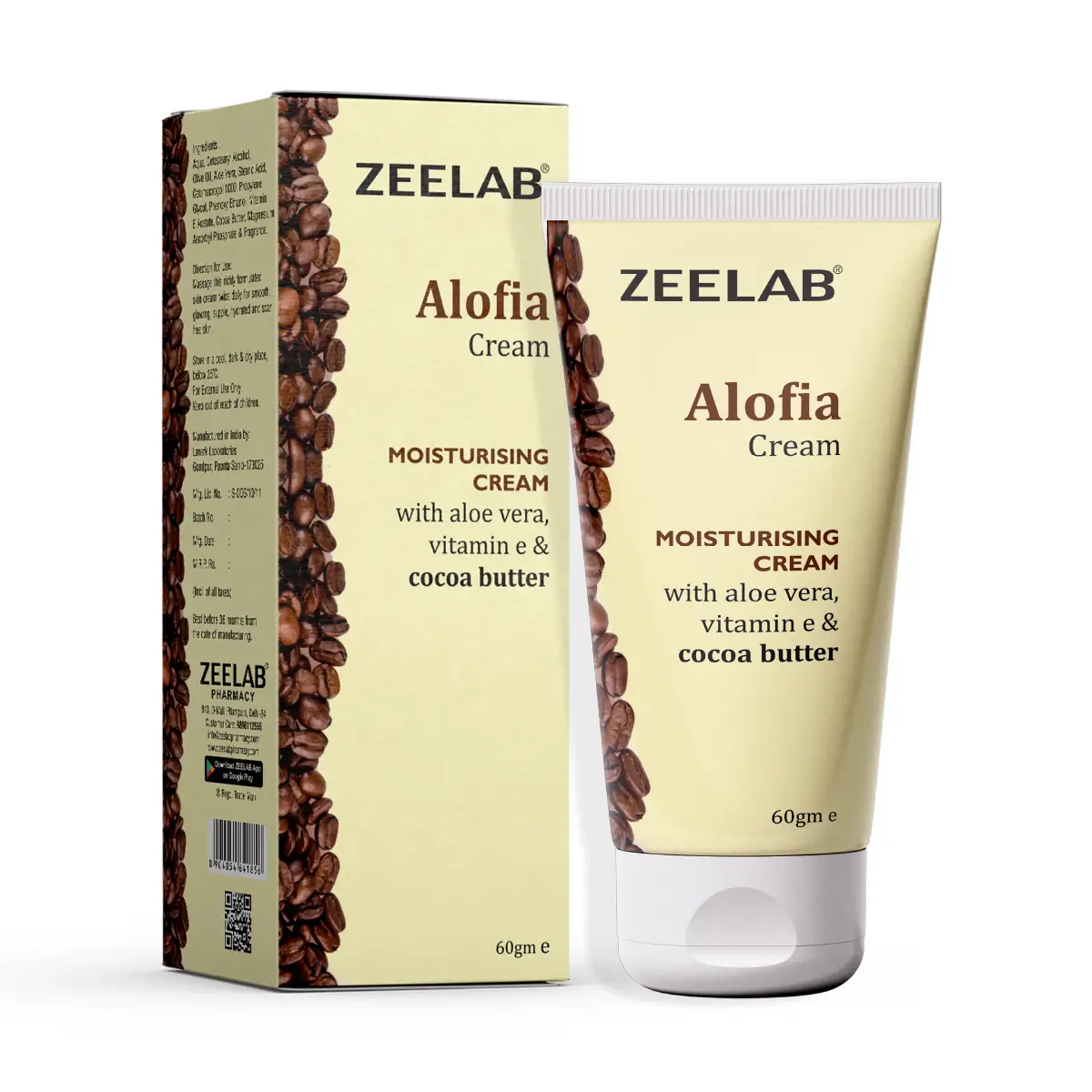 Alofia Cocoa Body Cream 60 gm | Deep Moisturising & Skin Nourishment