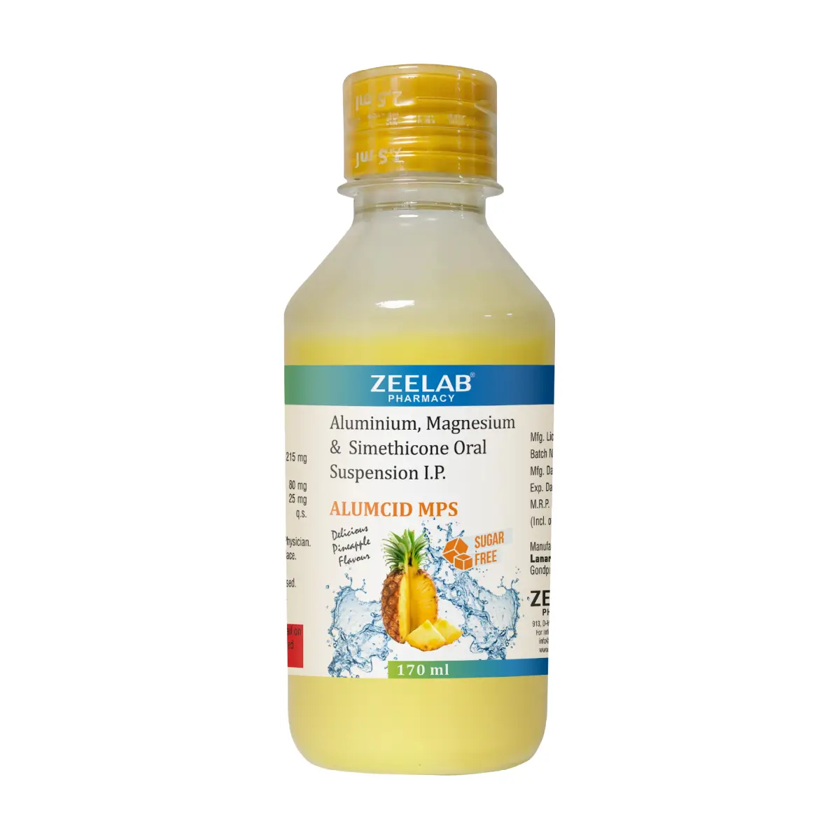 Alumcid Mps Oral Suspension Pineapple