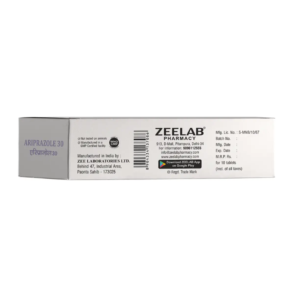 Ariprazole 30 Antipsychotic Tablet