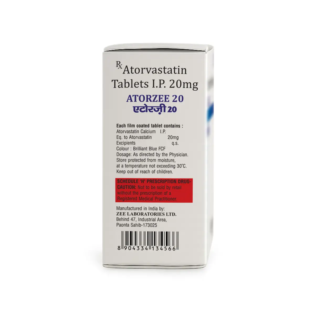 Atorzee 20 Tablet