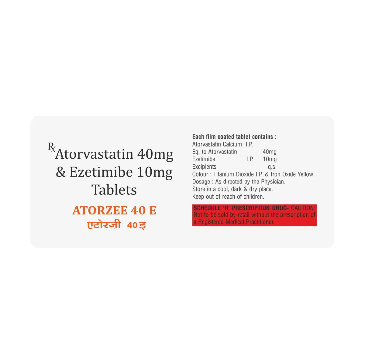 Atorzee 40 E Tablet
