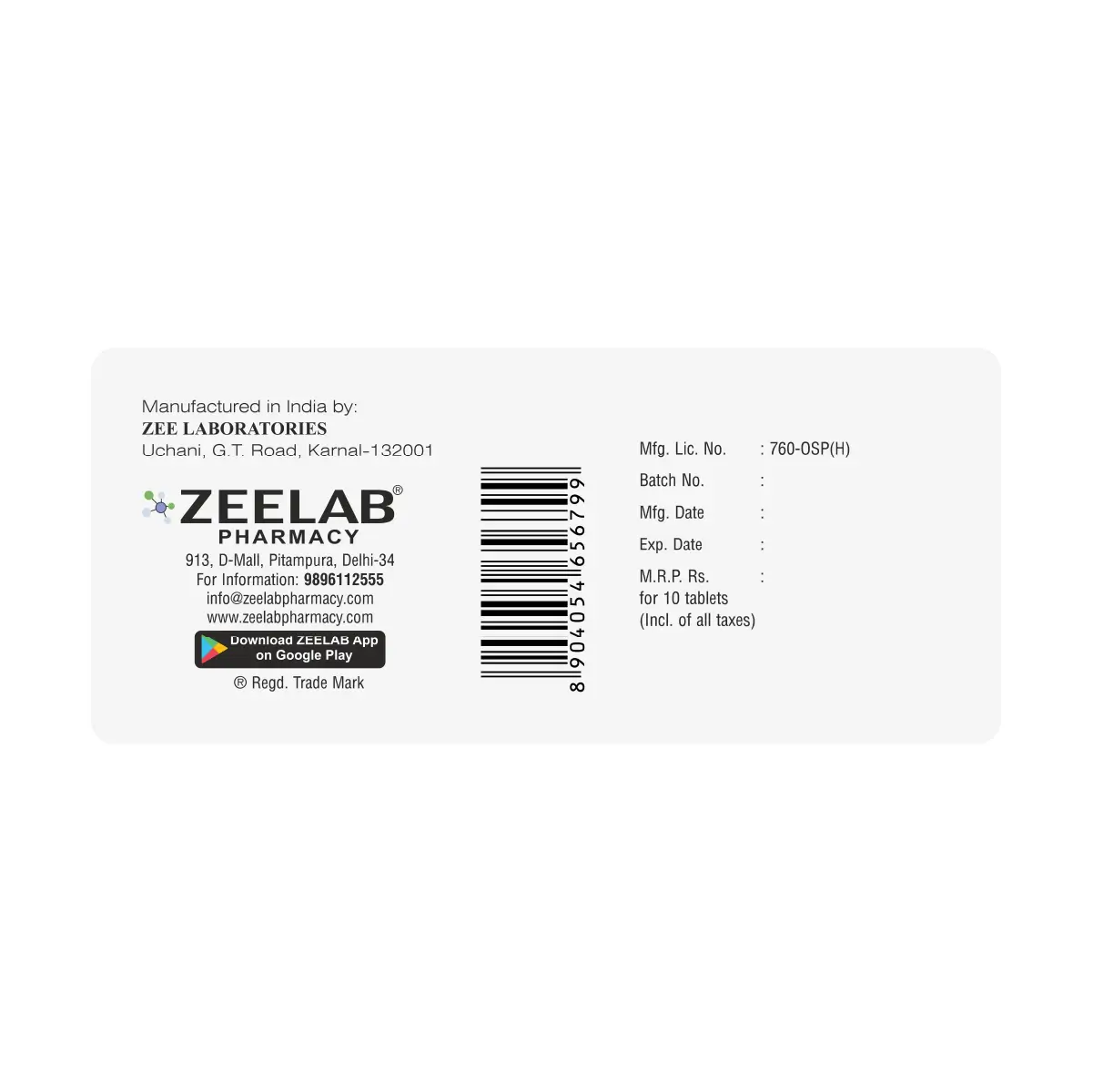 Bilazee M Tablet