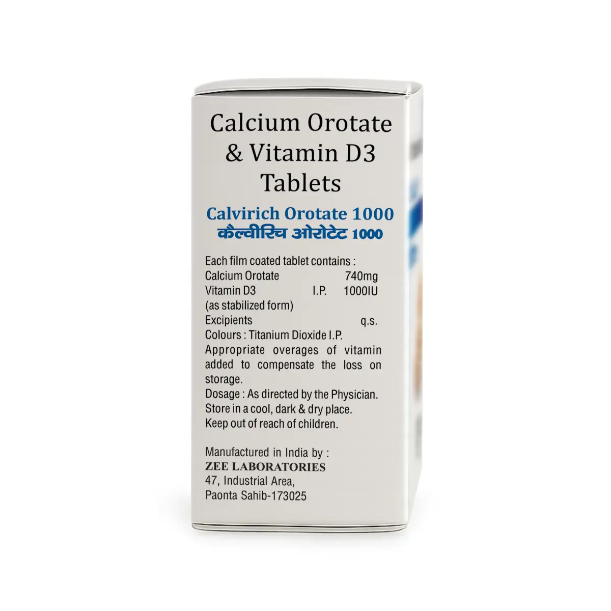 Calvirich Orotate 1000 Tablet