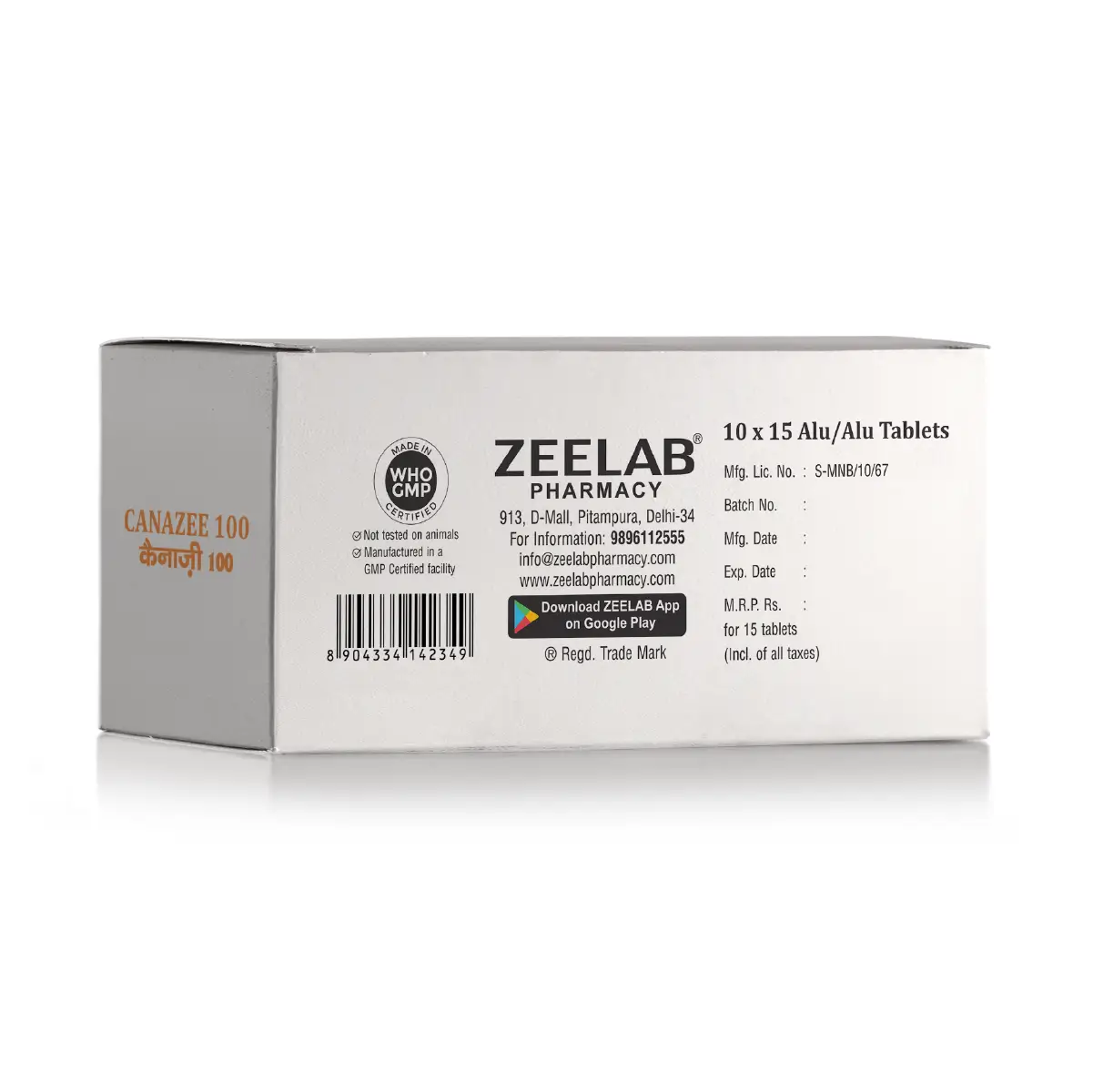 CANAZEE 100 Tablet