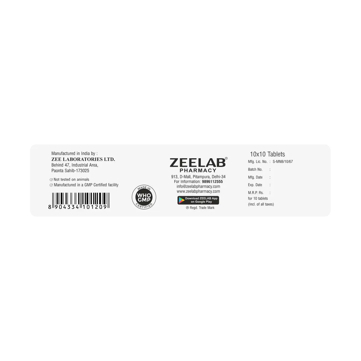 Cefozee 500 Antibiotic Tablet