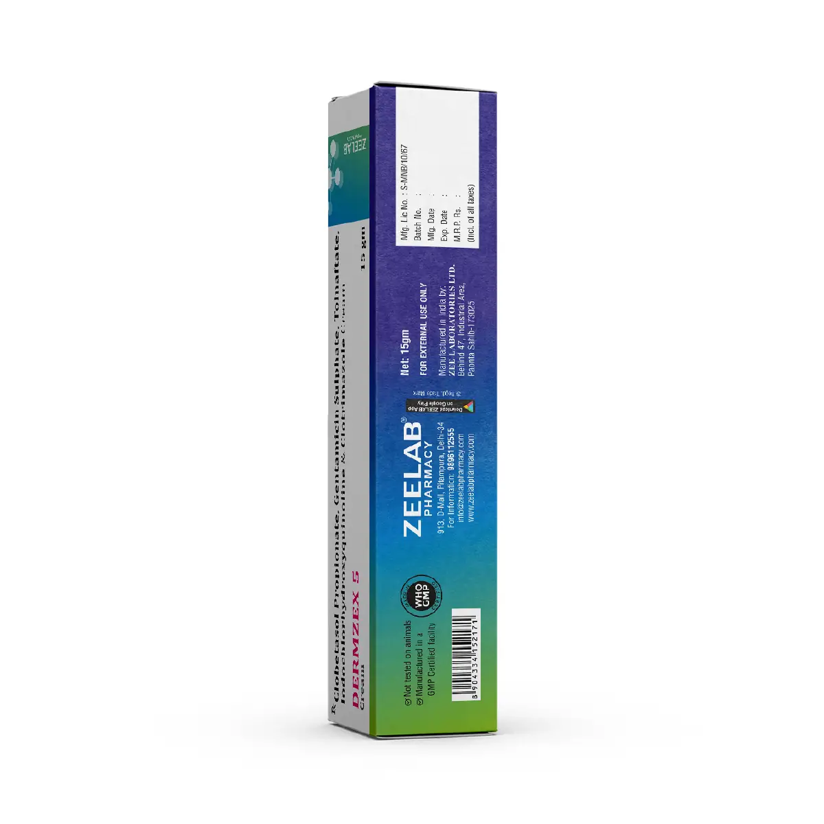 Dermzex-5 Ointment | Fungal Skin Rash & Itching