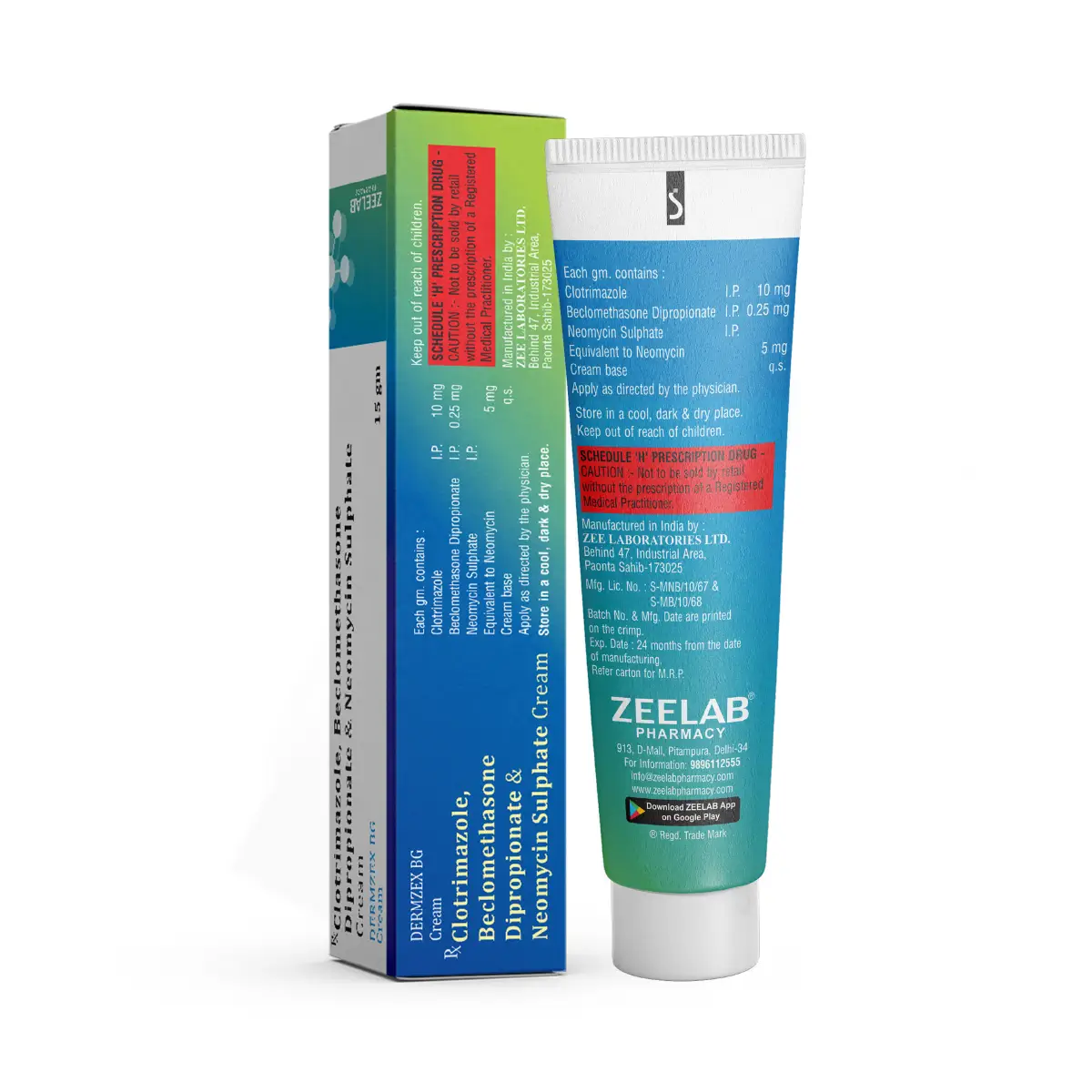 Dermzex BG Skin Infections Cream
