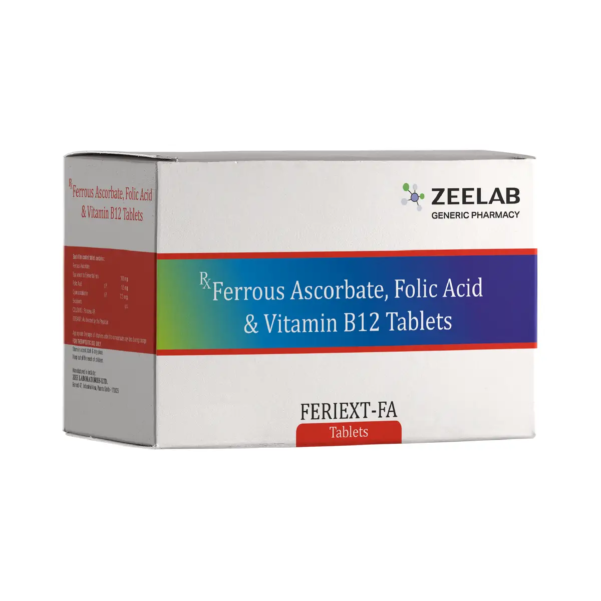 Feriext FA Iron Supplement Tablet | For Iron Deficiency & Anemia Support